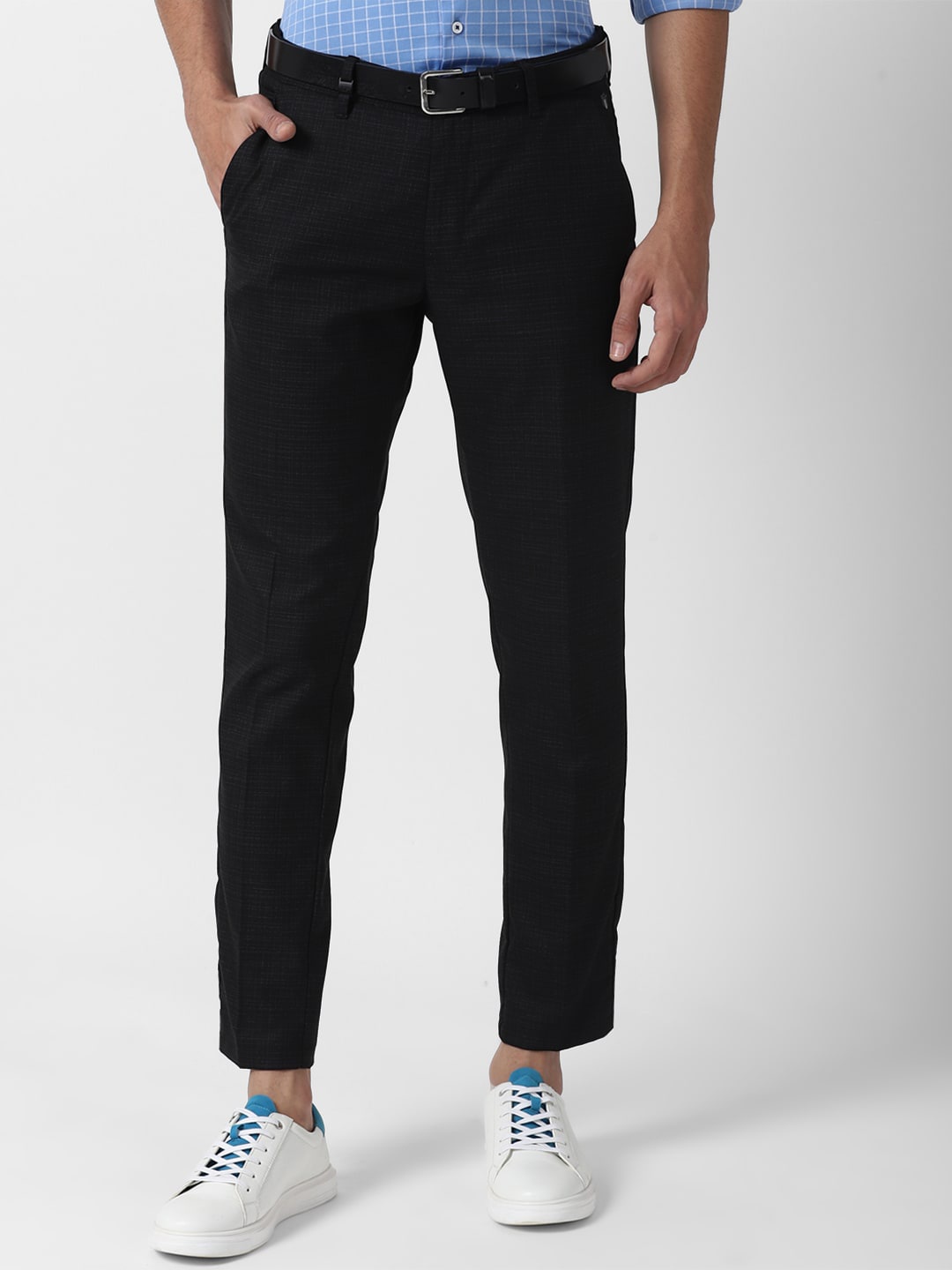 

Louis Philippe Sport Men Black Slim Fit Trousers
