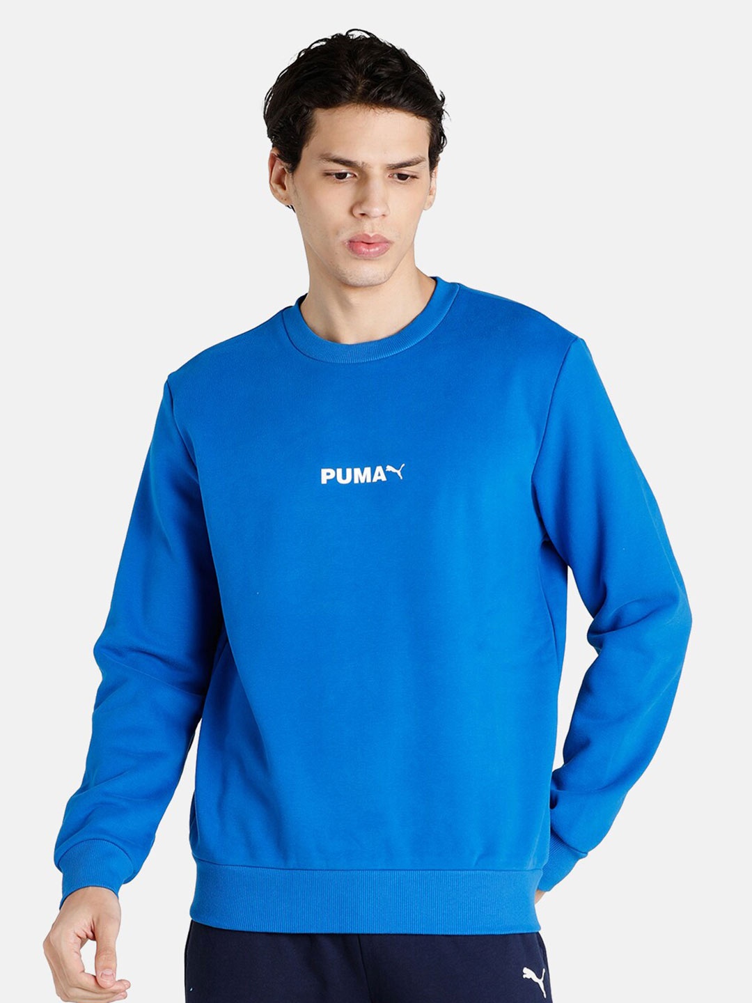 

Puma Men Blue Avenir Graphic Crew Regular Sweatshirt