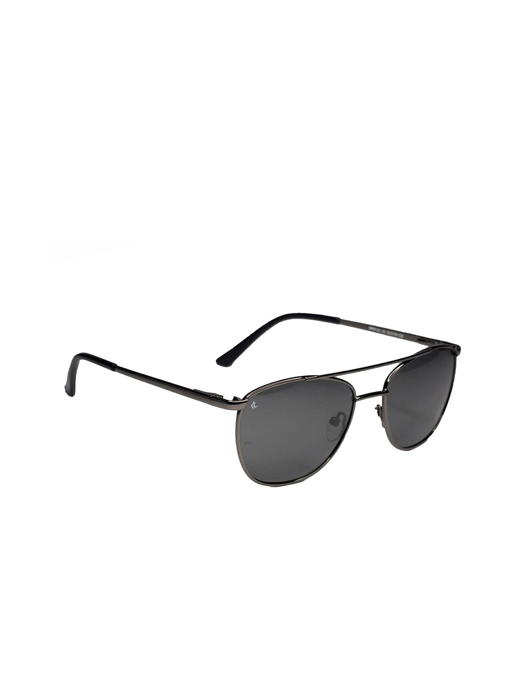 

CHARLES LONDON Men Grey Lens & Black Square Sunglasses with Polarised Lens MR 9125 C5 52
