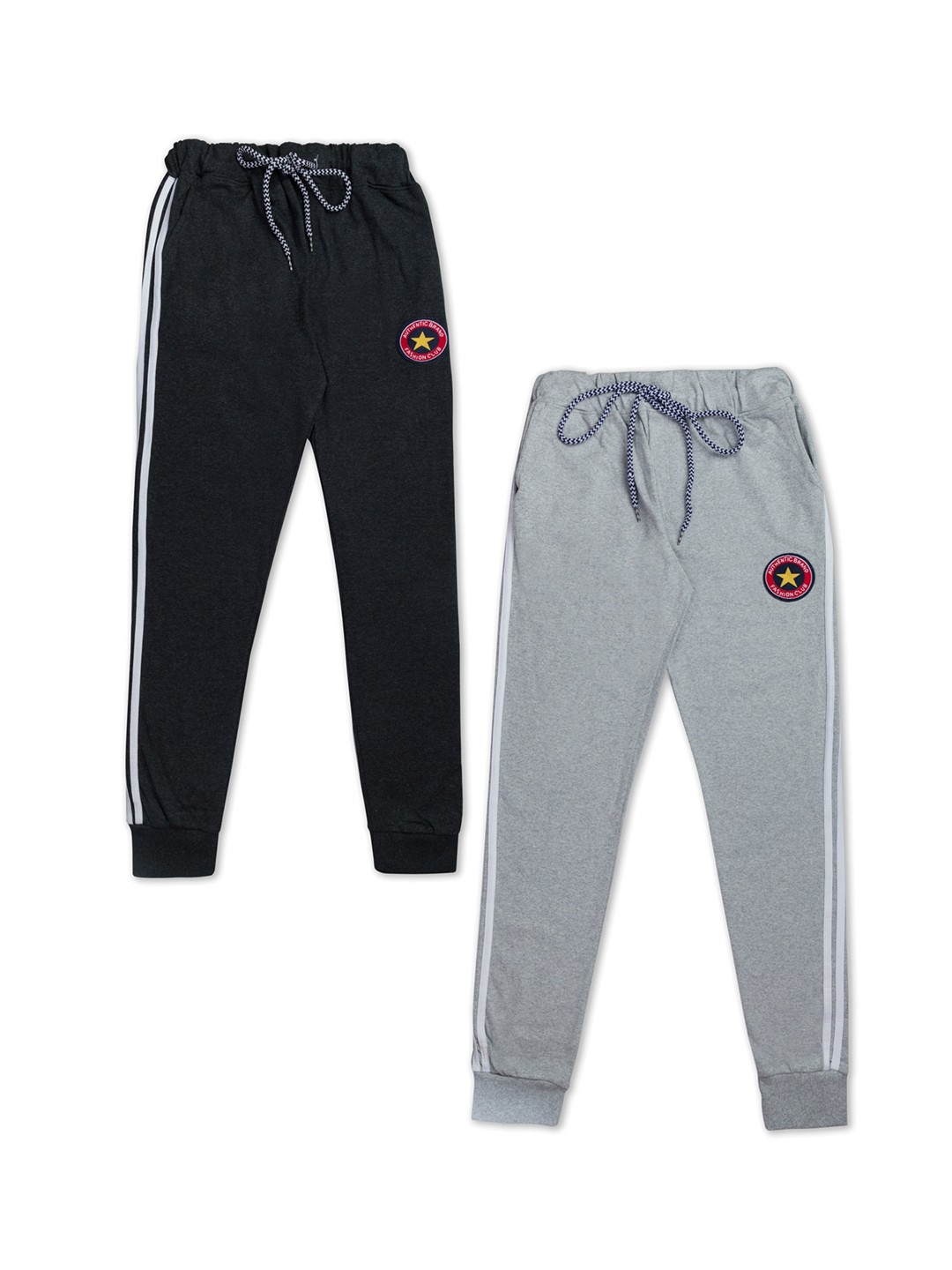 

Montello Kids Pack Of 2 Solid Joggers, Black