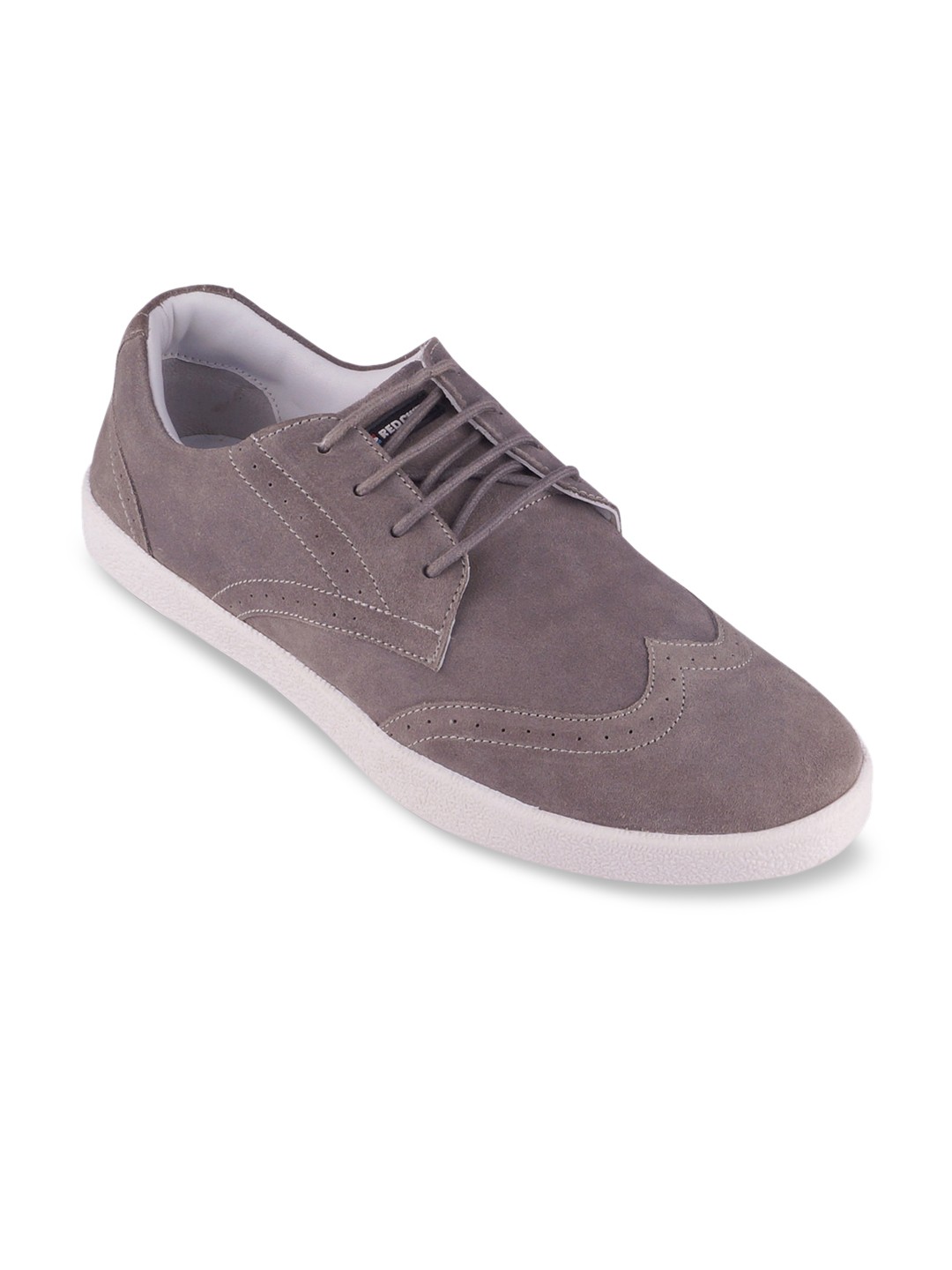 

Red Chief Men Grey Perforations Leather Brogues