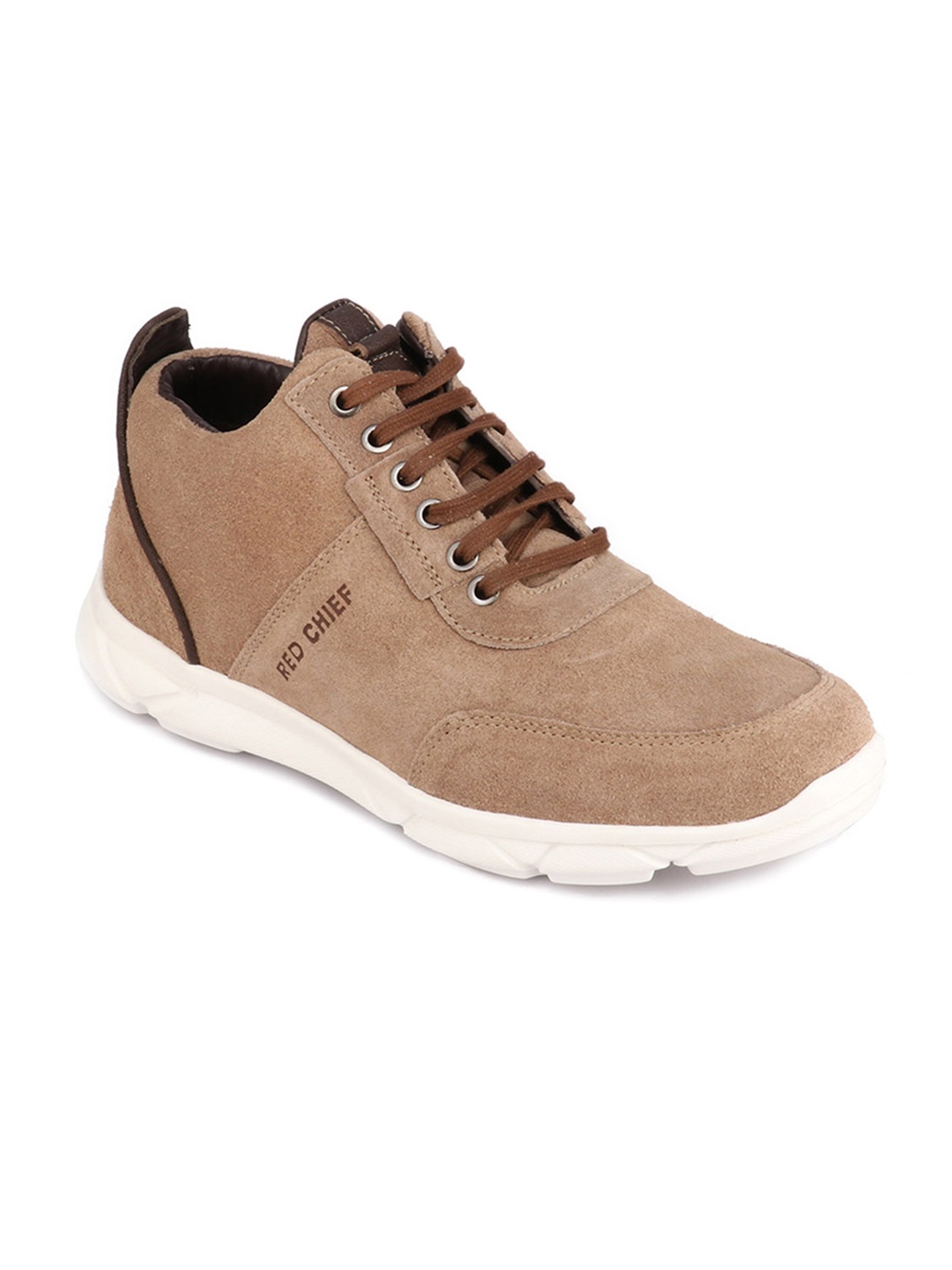 

Red Chief Men Brown Leather Sneakers