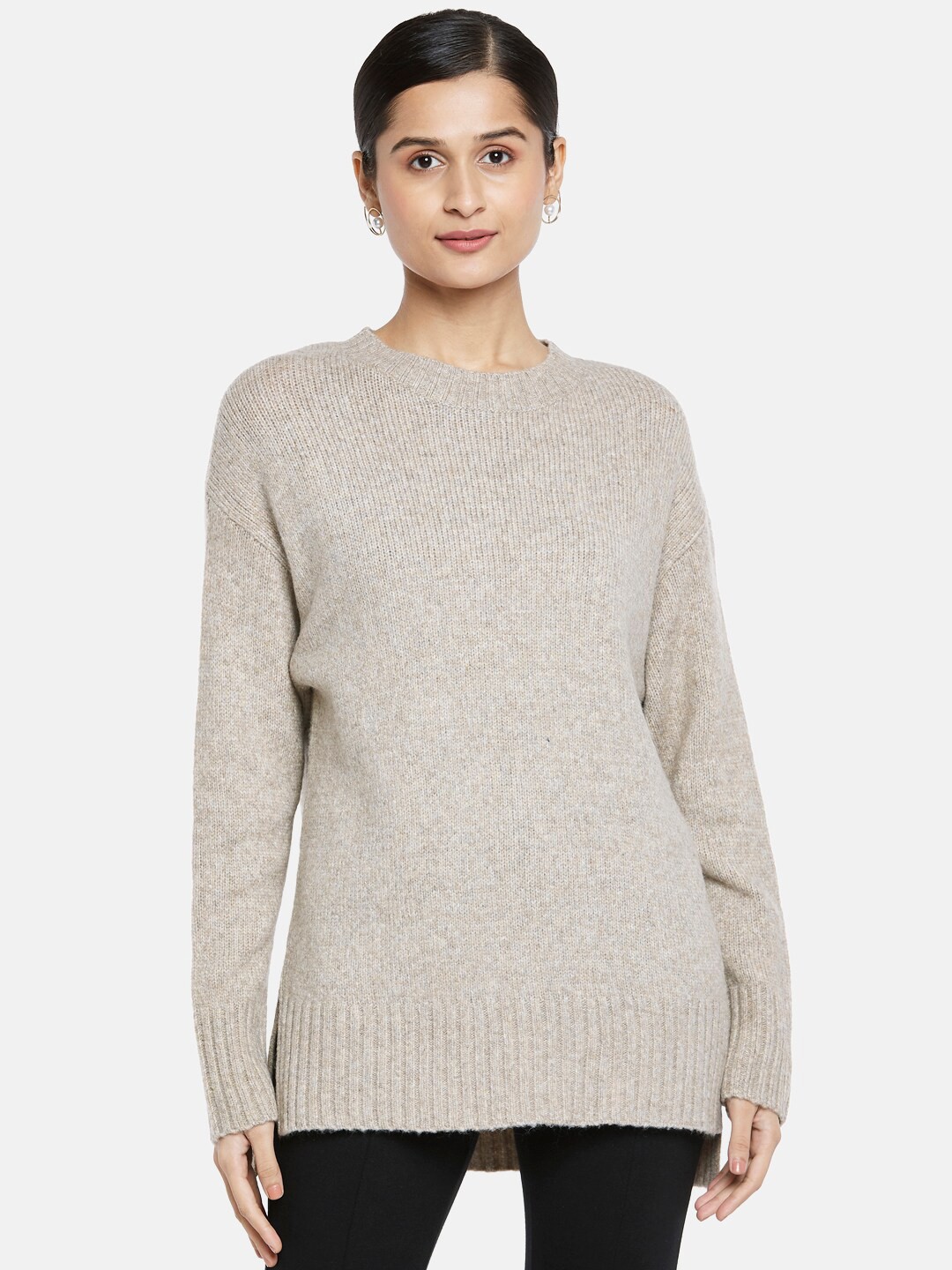 

Annabelle by Pantaloons Women Beige Pullover