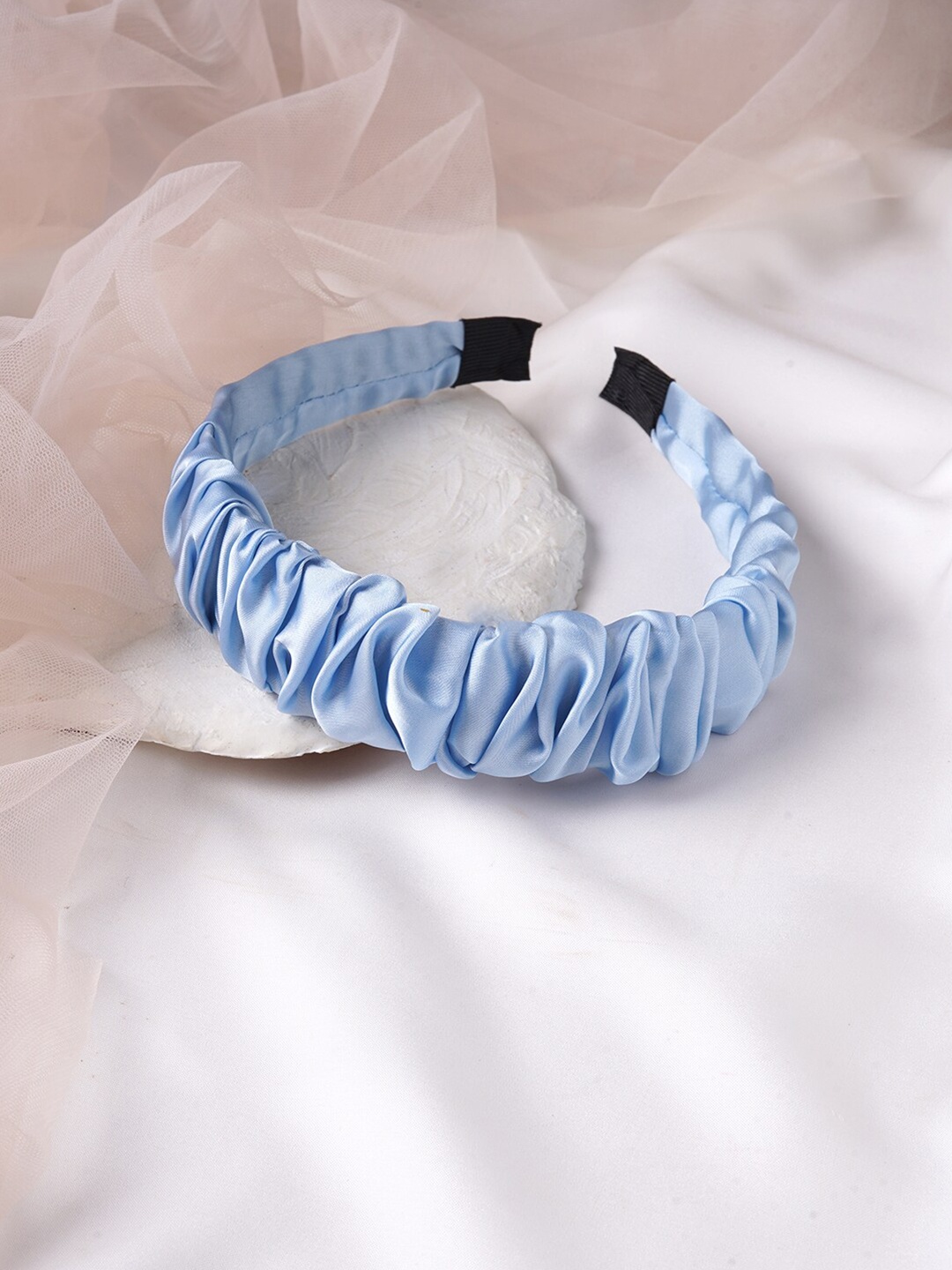 

BEWITCHED Women Blue Ruffled Hairband