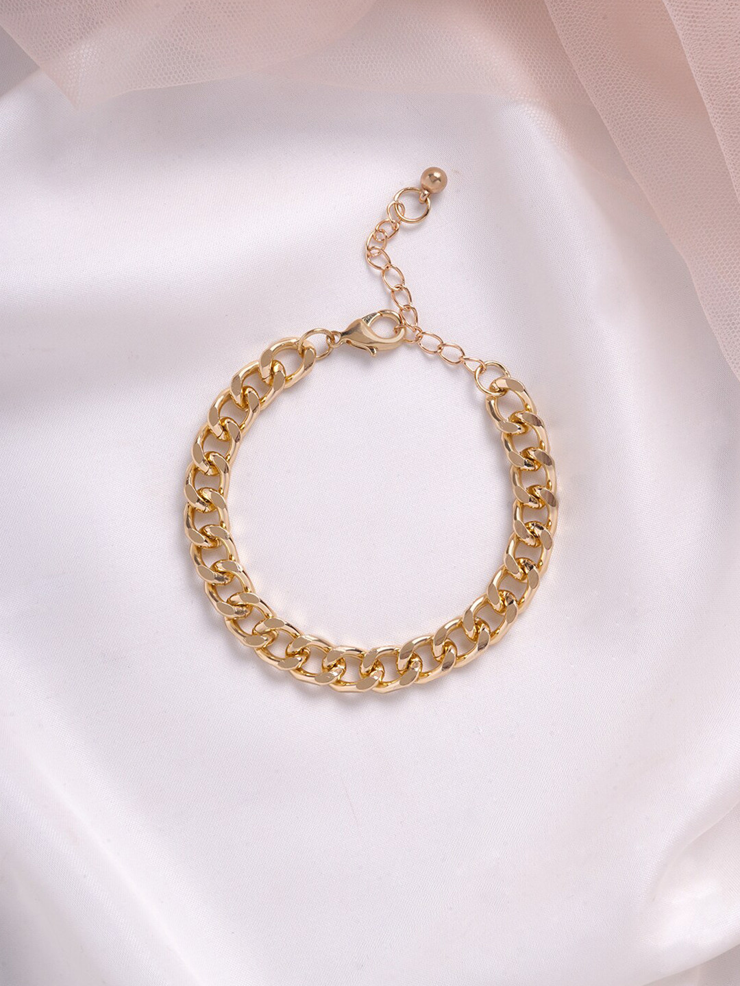 

BEWITCHED Women Gold-Toned Linked Bracelet