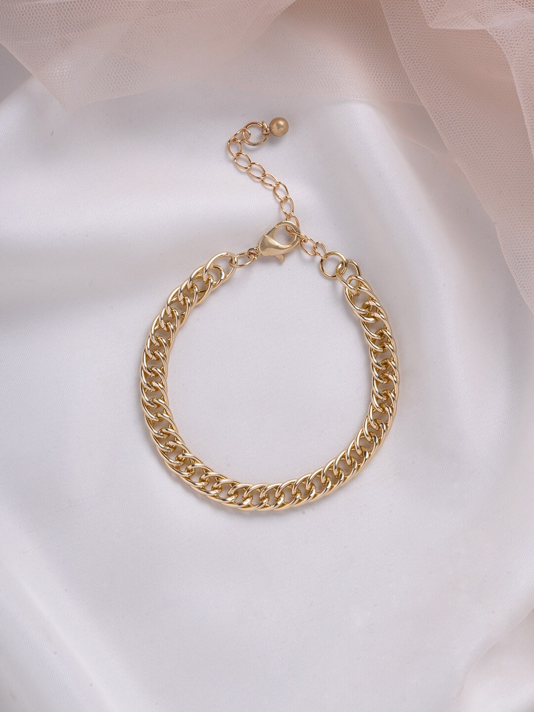 

BEWITCHED Women Gold-Toned Link Bracelet