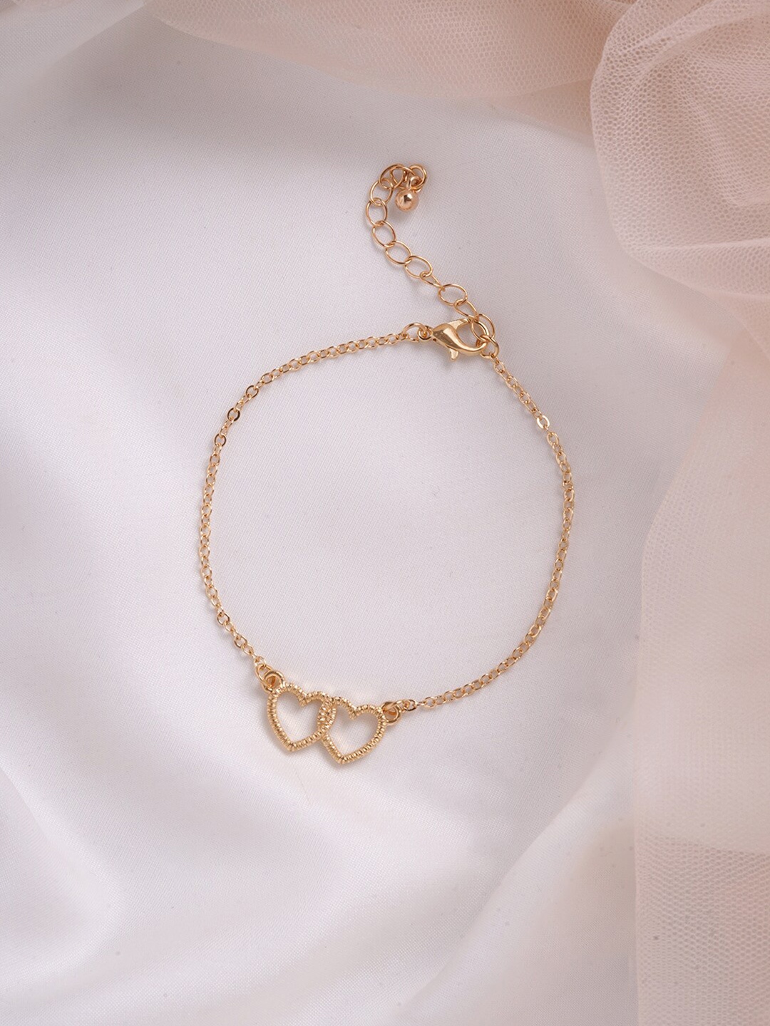 

BEWITCHED Women Gold-Toned Gold-Plated Link Bracelet