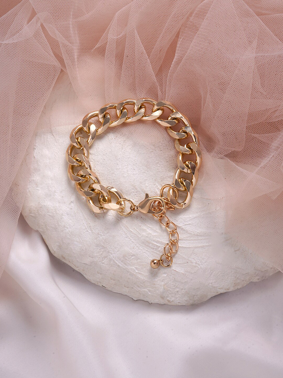 

BEWITCHED Women Gold-Toned Bangle-Style Bracelet