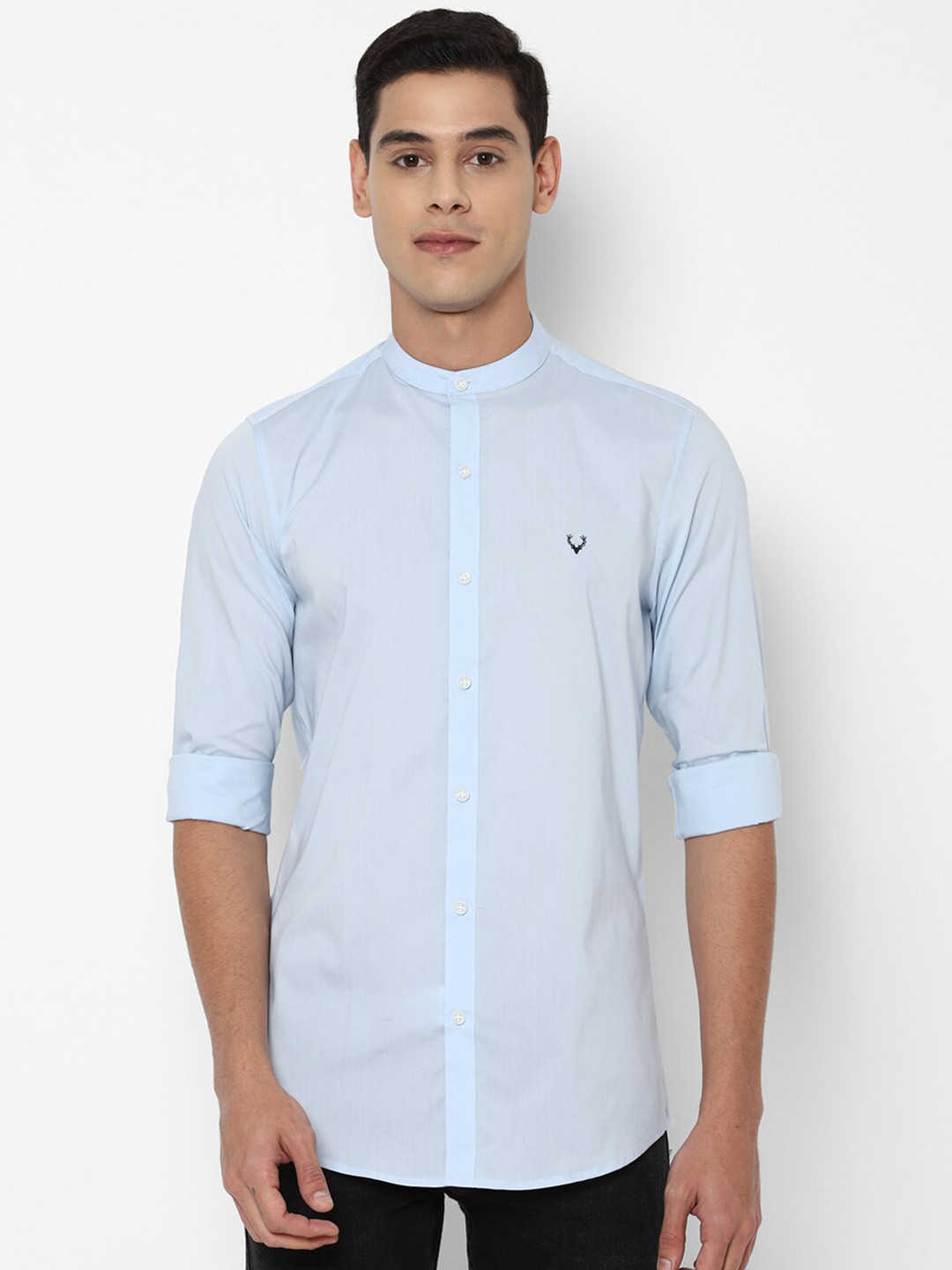 

Allen Solly Men Blue Slim Fit Casual Shirt