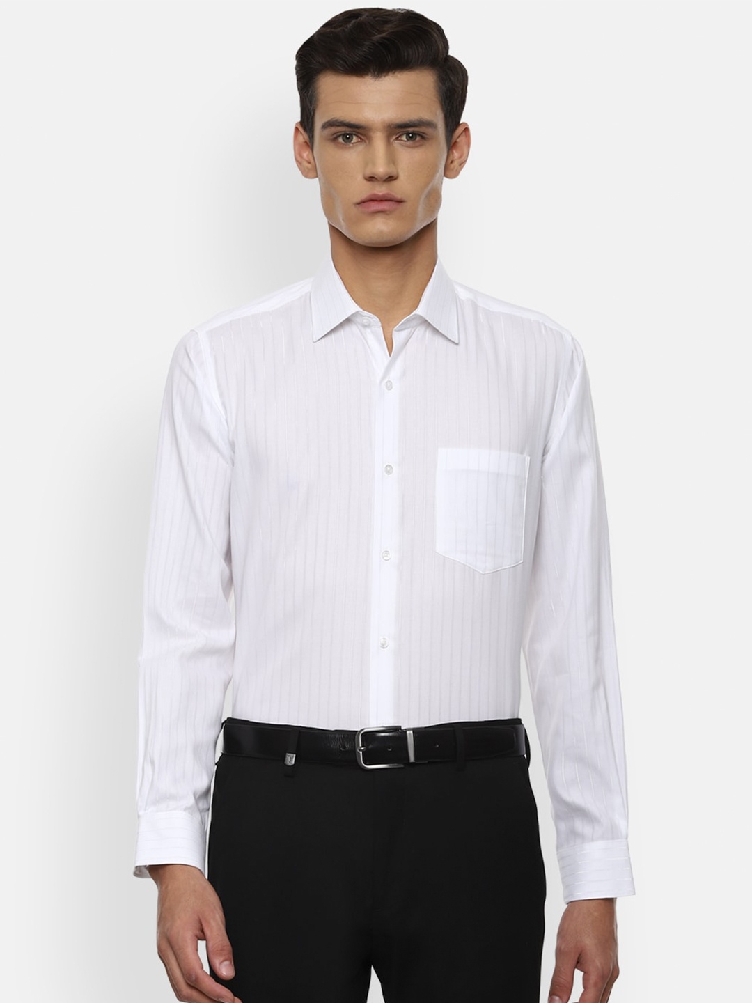 

Van Heusen Men White Formal Shirt