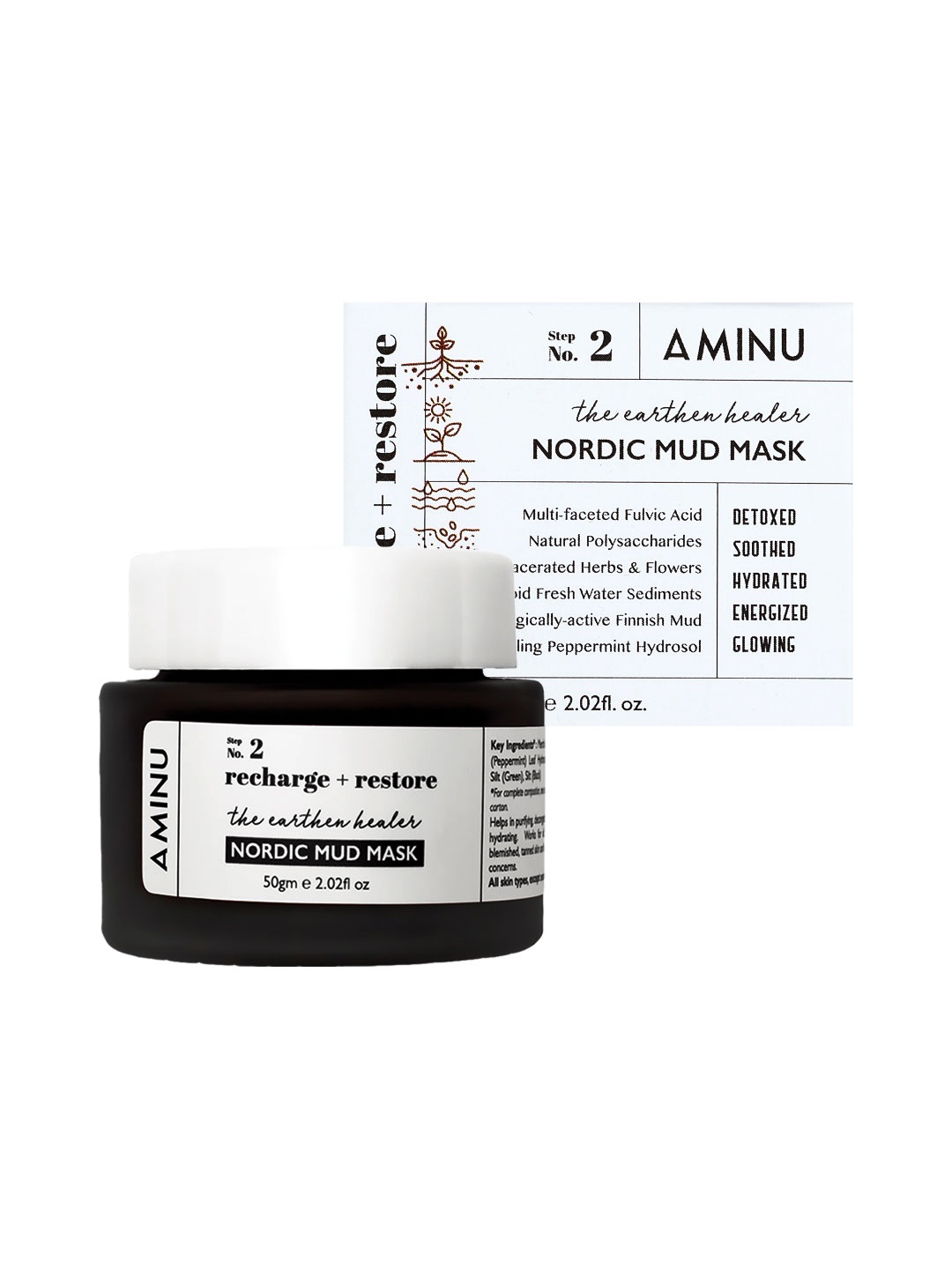 

AMINU Instant Energizing Nordic Mud Mask, Black