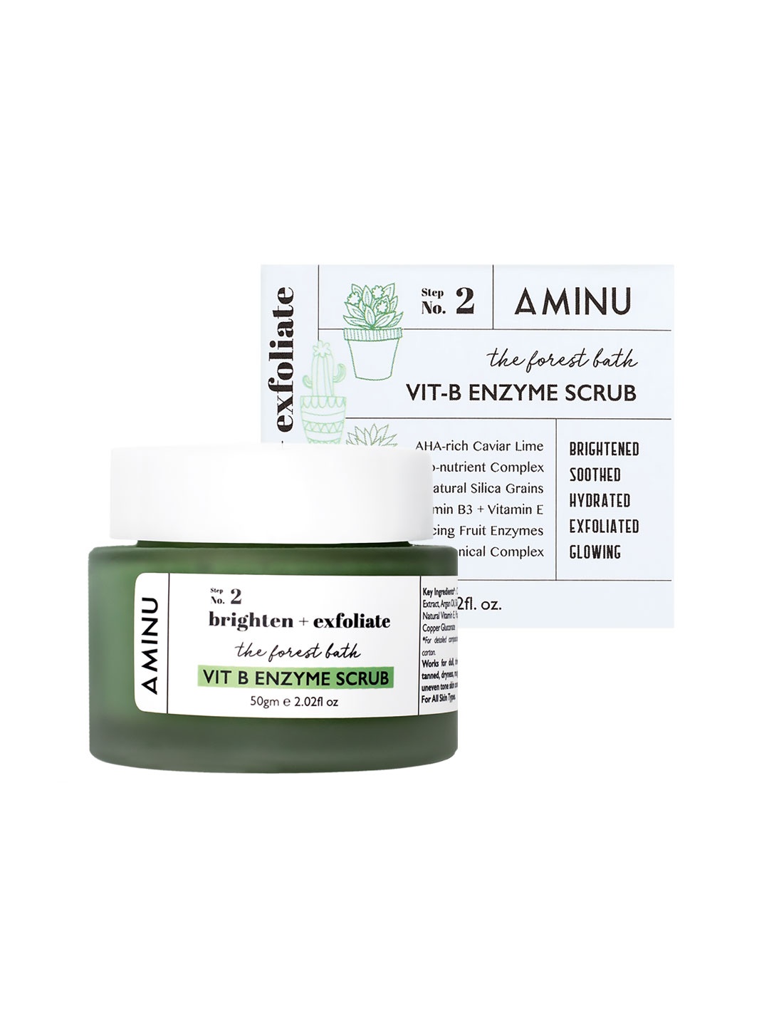 

AMINU Brightening Vit B Enzyme Scrub, Green