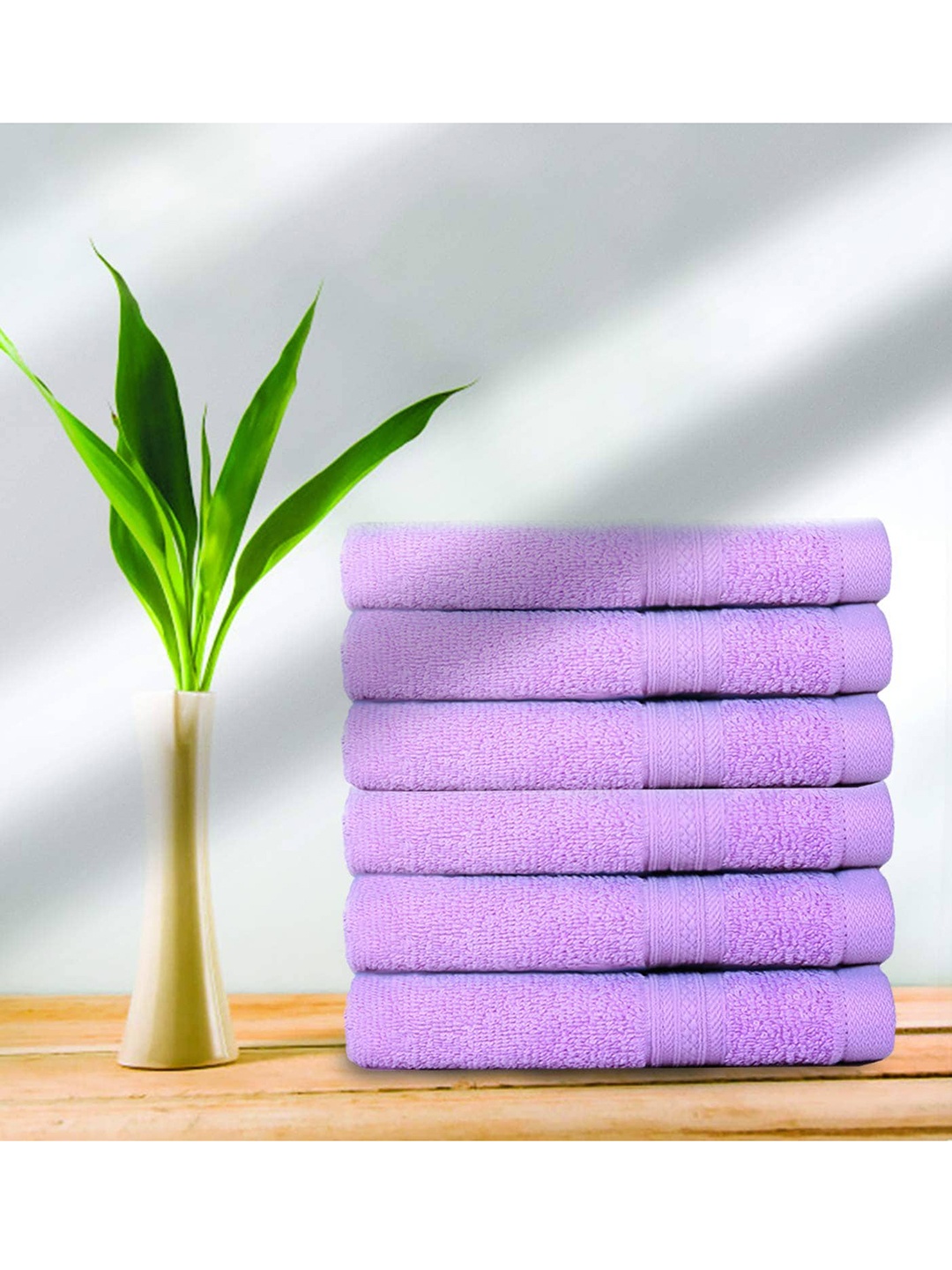 

Kawach Set Of 3 Pink Cotton Antimicrobial Bamboo Face Towel