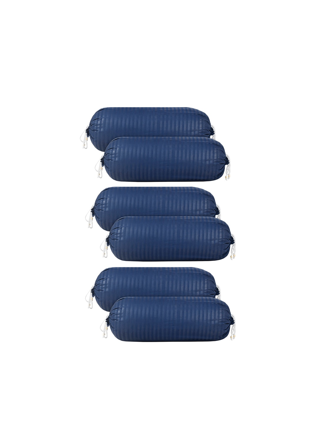 

Kuber Industries Set of 6 Blue Cotton Bolster Cover