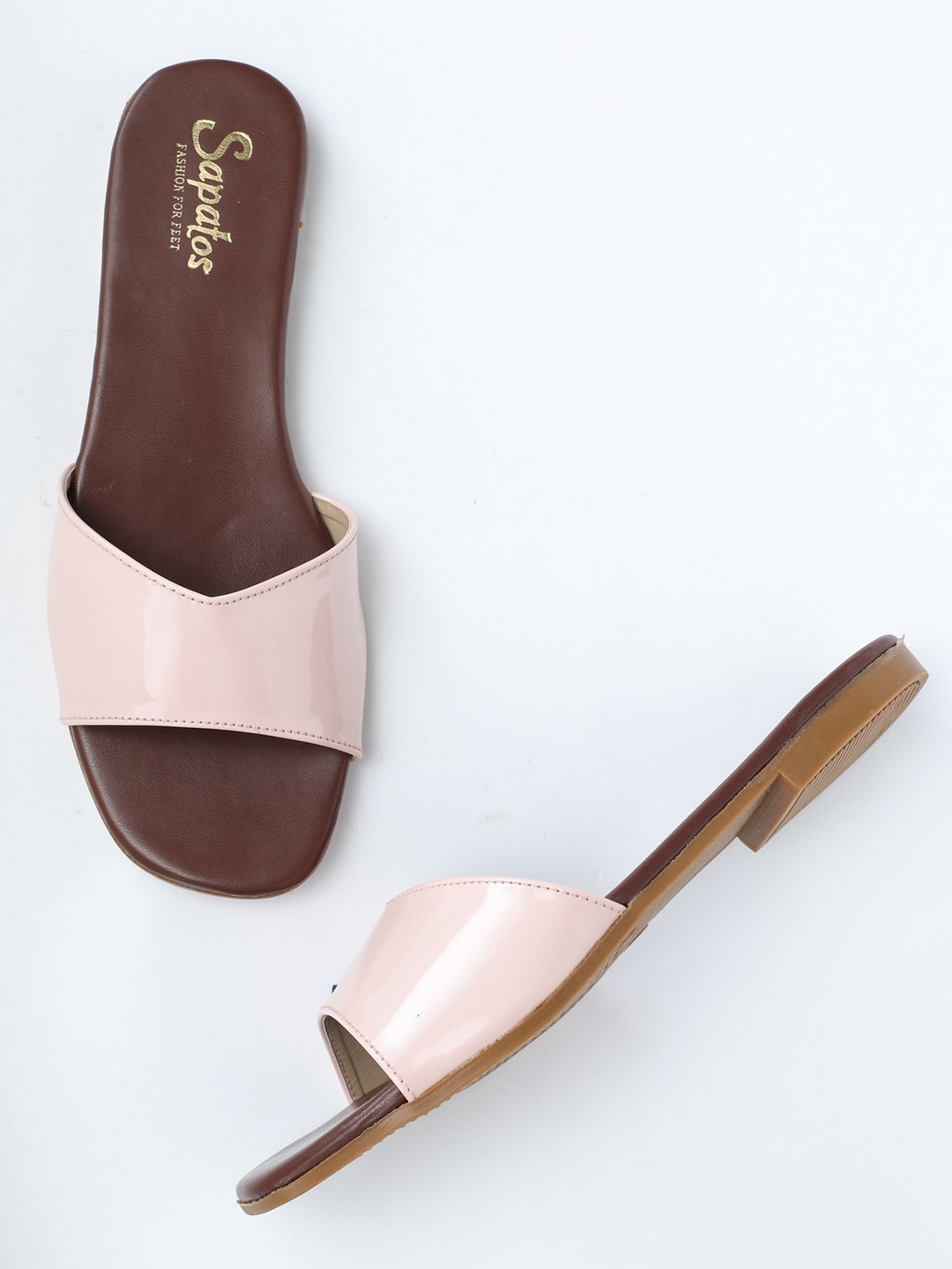 

SAPATOS Women Beige Open Toe Flats