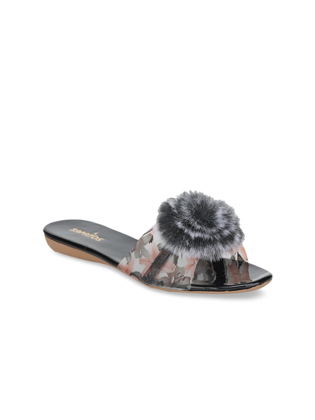

SAPATOS Women Black Open Toe Flats