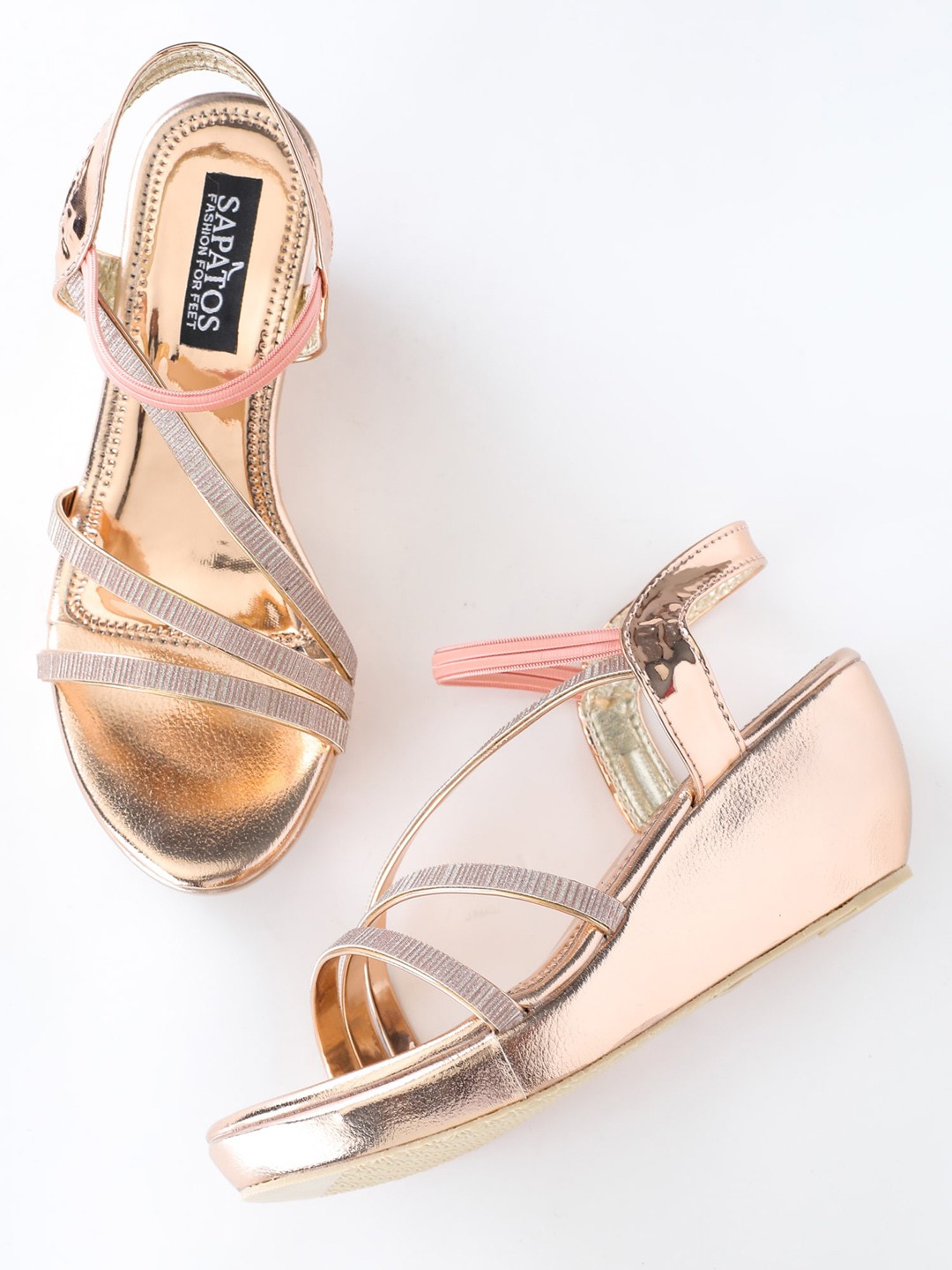 

SAPATOS Pink Wedge Sandals