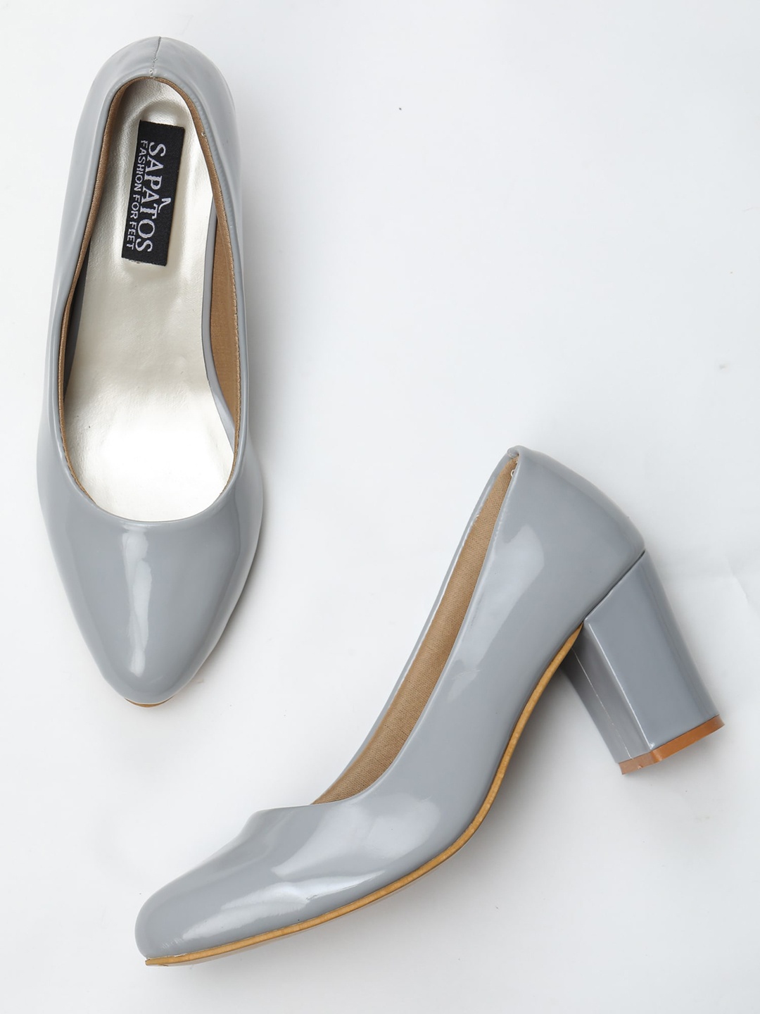 

SAPATOS Woman Grey Block Pumps
