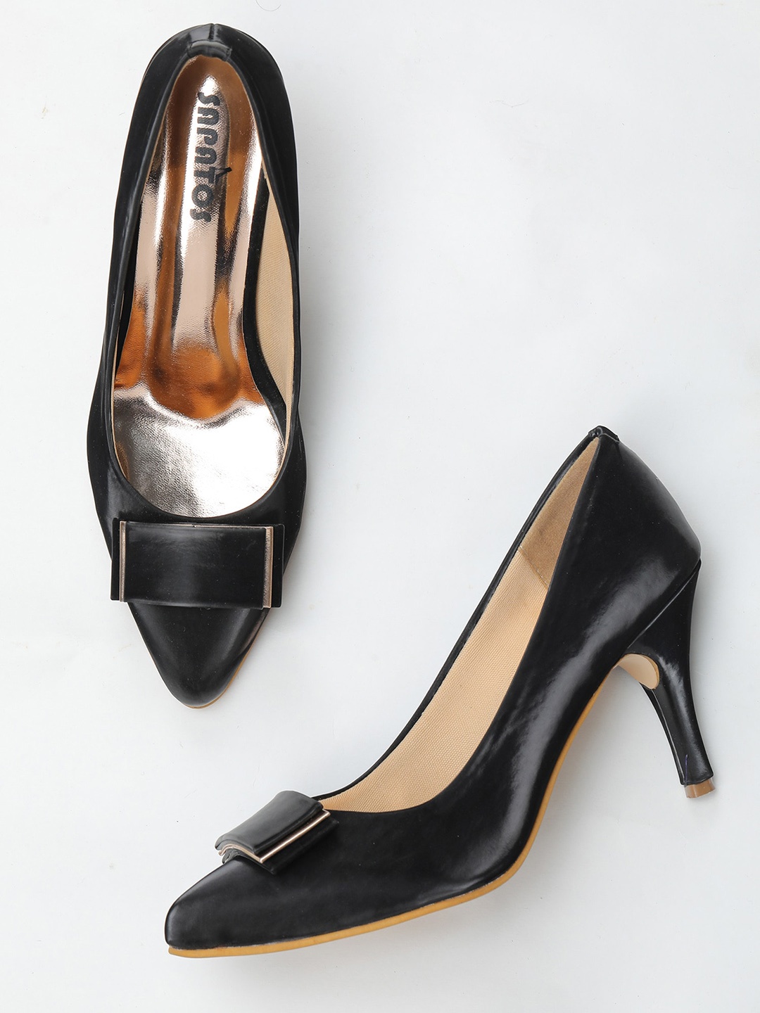 

SAPATOS Black Pumps with Bows