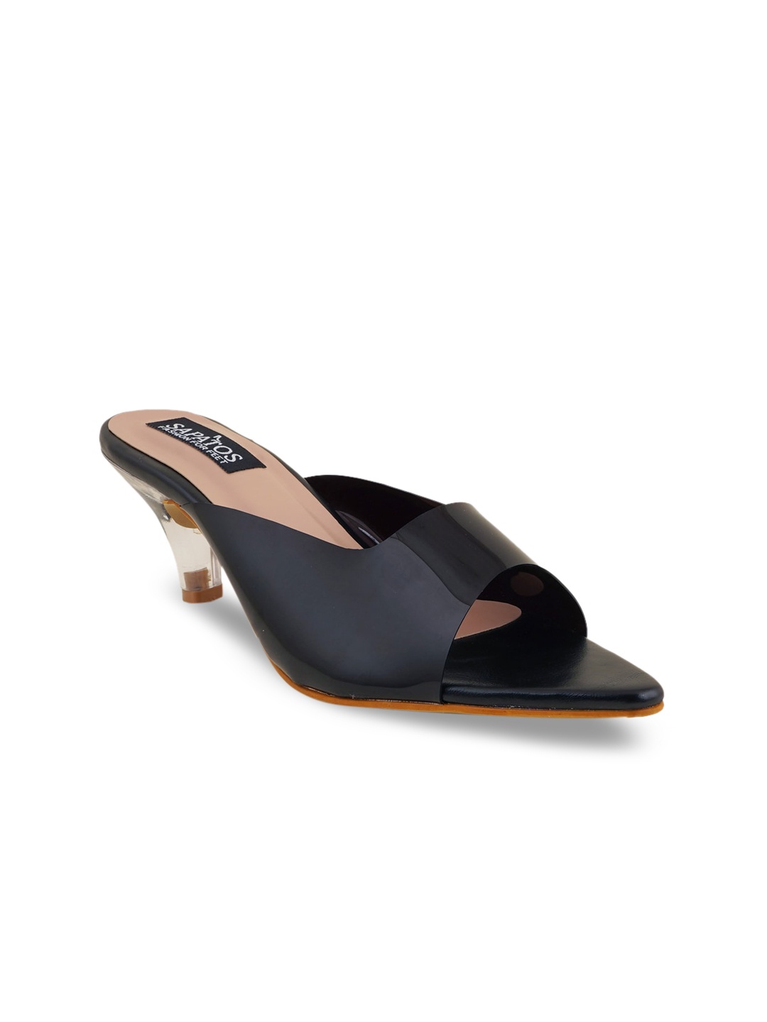 

SAPATOS Woman Black Kitten Mules