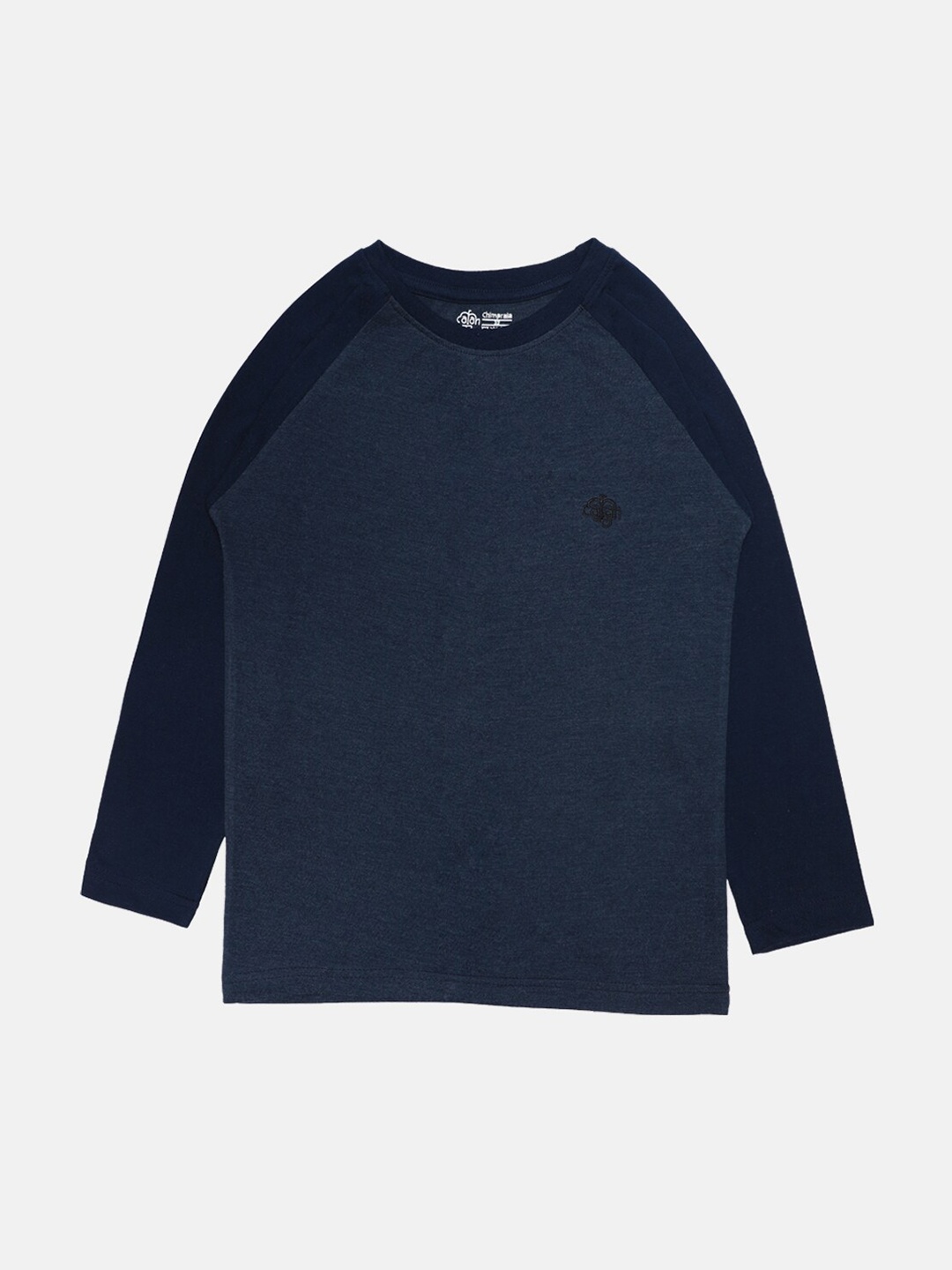 

CHIMPRALA Boys Navy Blue T-shirt