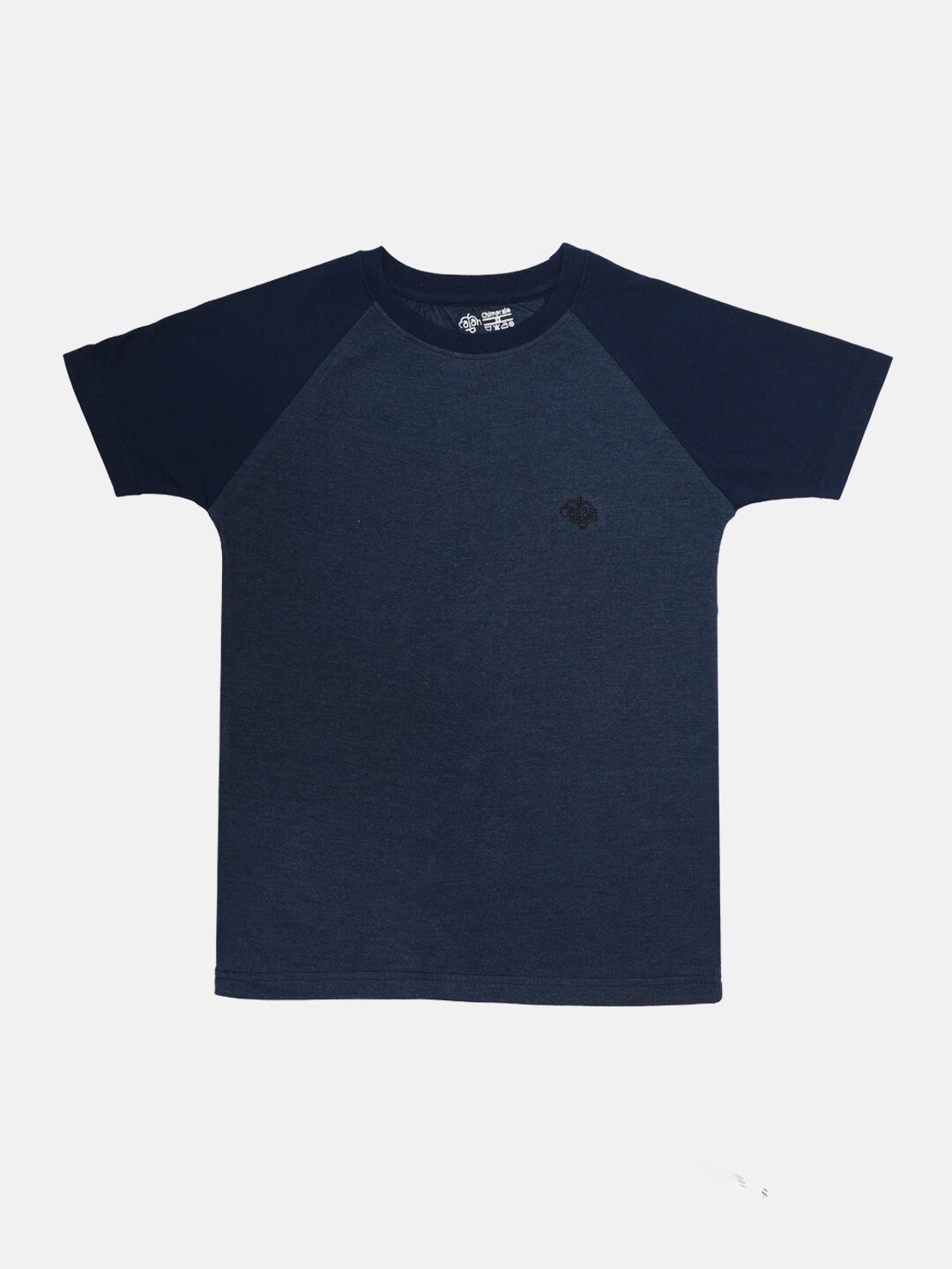 

CHIMPRALA Boys Navy Blue T-shirt