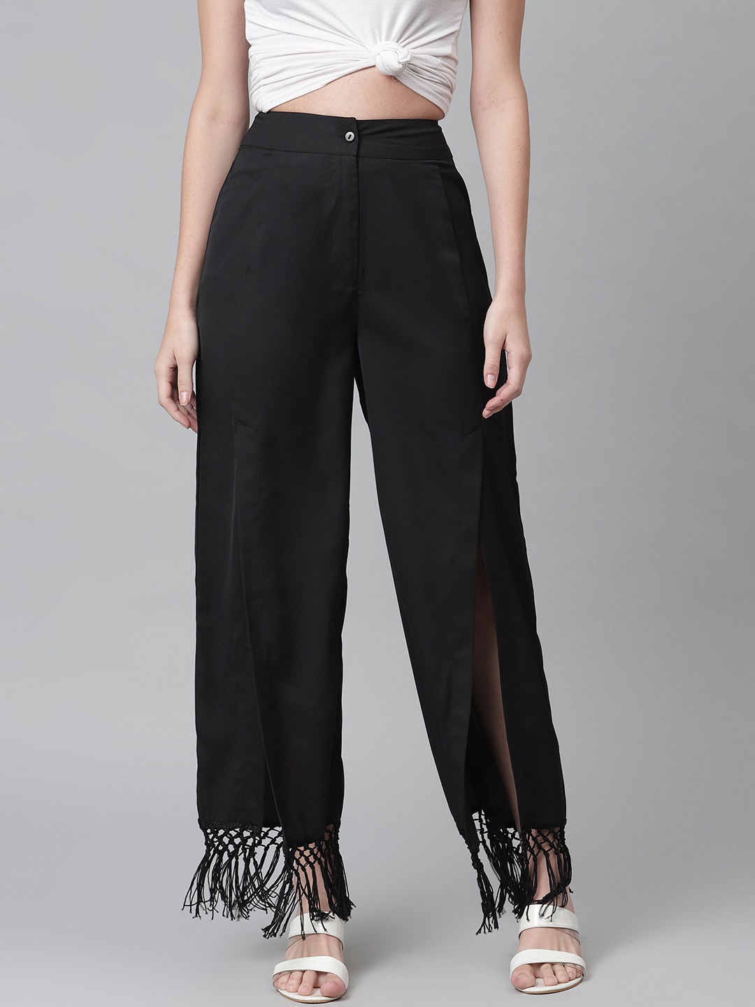 

OTORVA Women Black Trousers