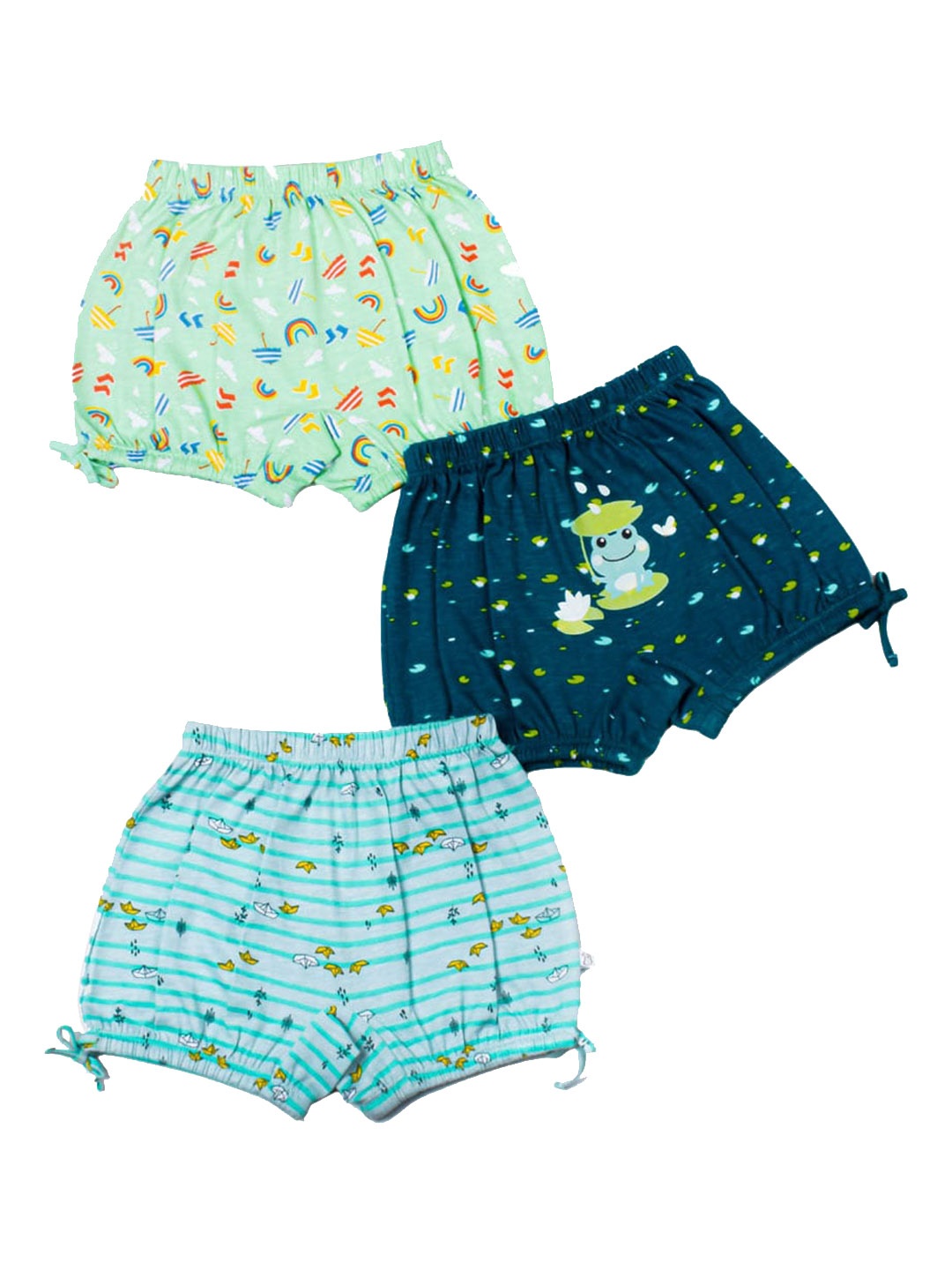 

SuperBottoms Kids Pack Of 3 Super Soft Ultra-Breathable Sustainable Briefs, Multi