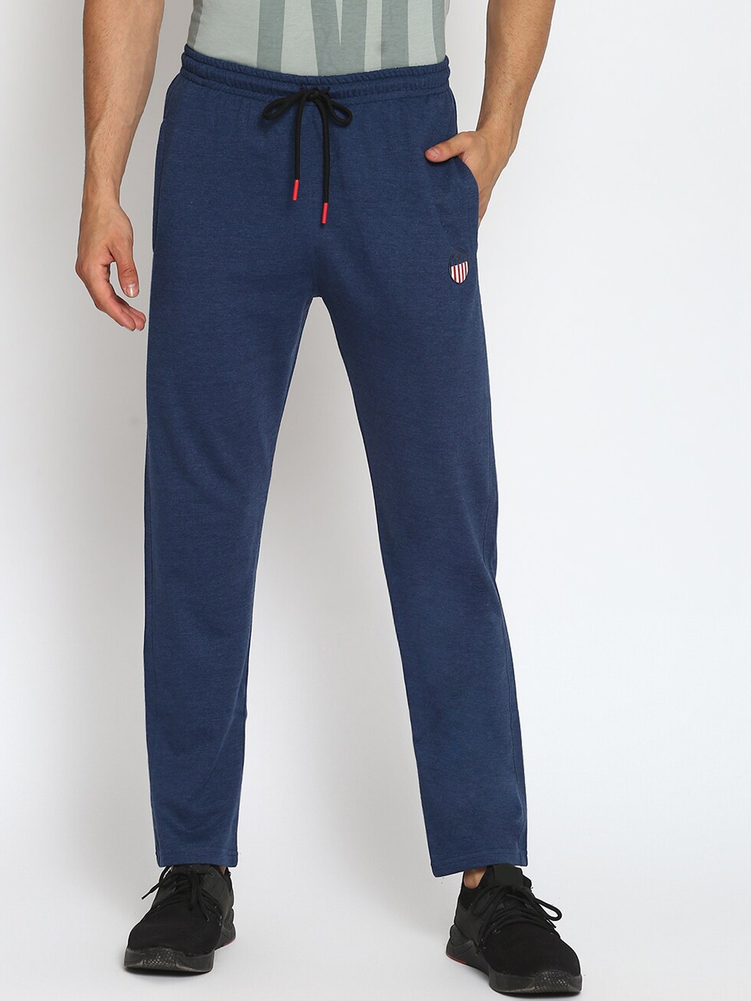 

MKH Men Blue Solid Track Pants