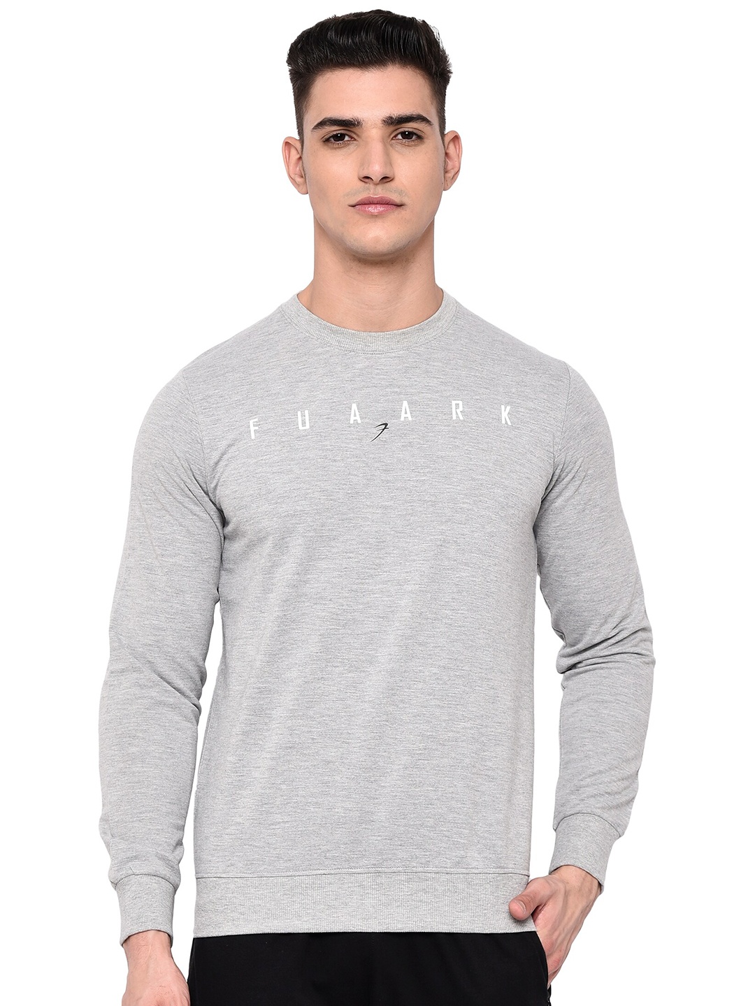 

FUAARK Men Grey Sweatshirt