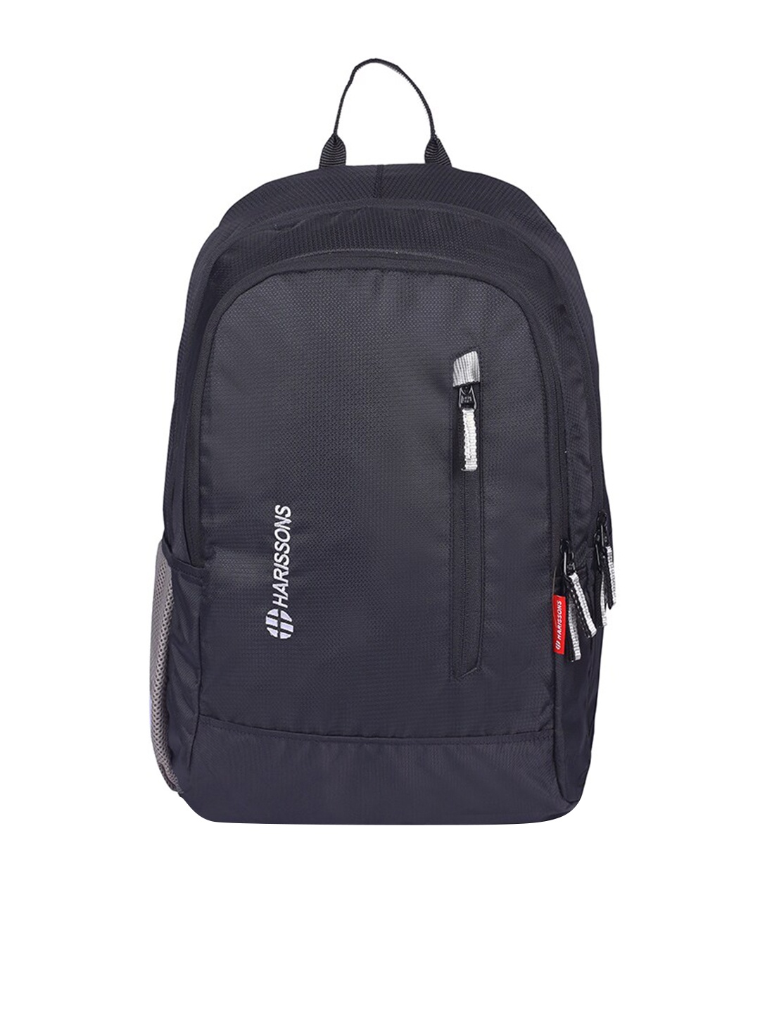 

Harissons Unisex Black & White Brand Logo Backpack