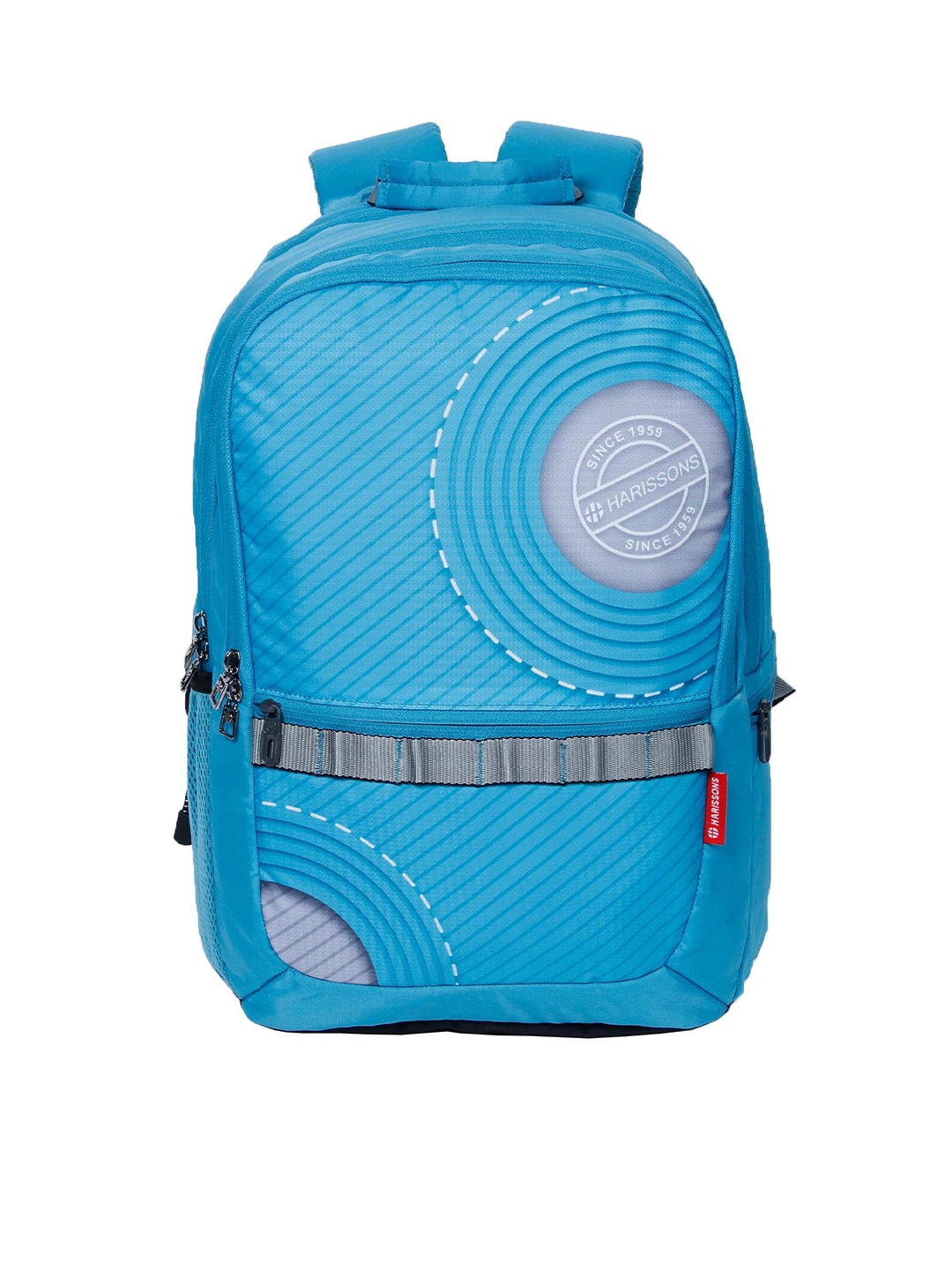 

Harissons Unisex Grey Graphic Printed Backpack, Blue