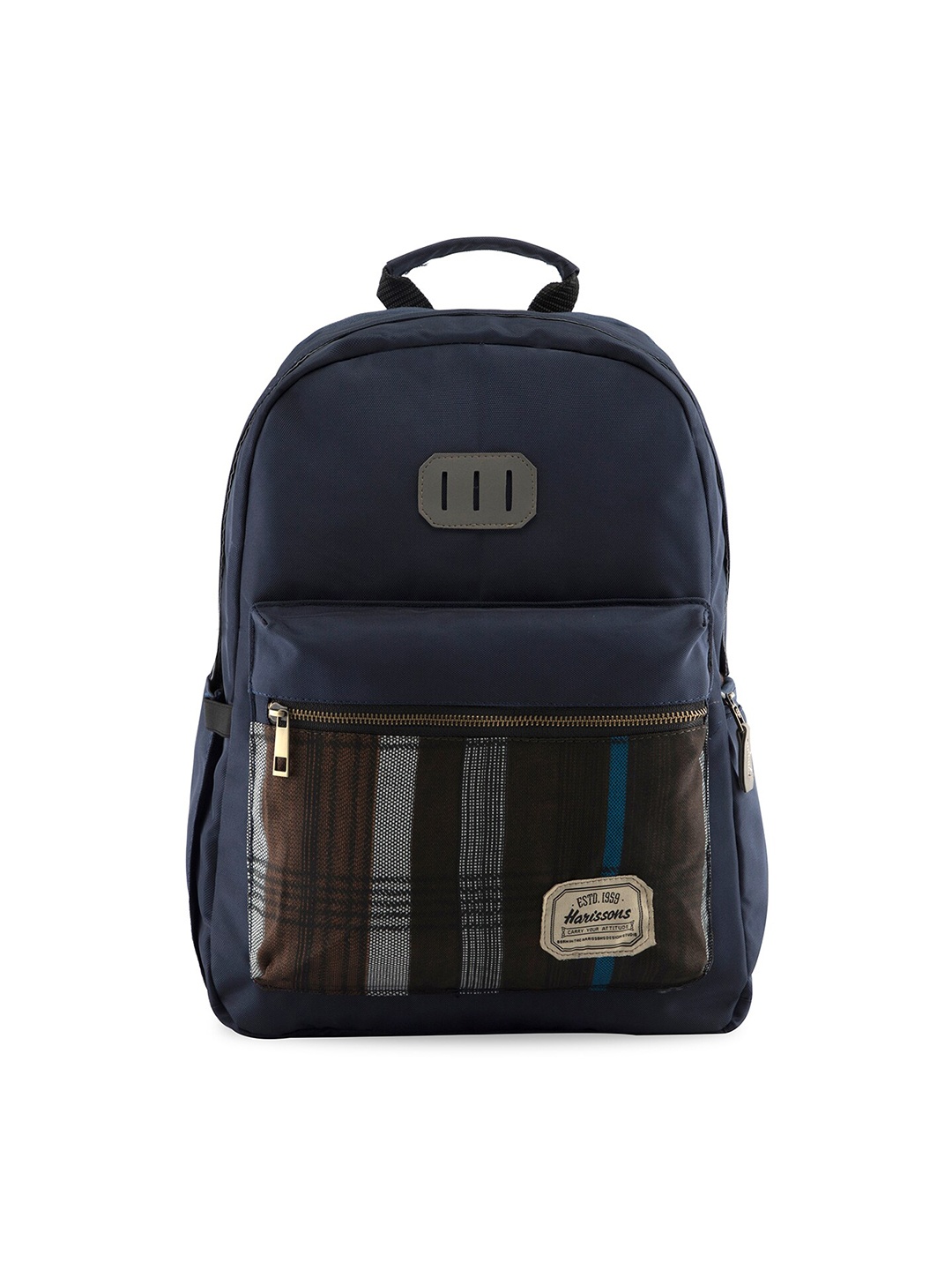 

Harissons Unisex Blue & Brown Printed Laptop Bag