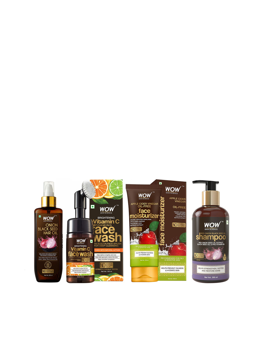 

WOW SKIN SCIENCE Skin Care Gift Set, Brown