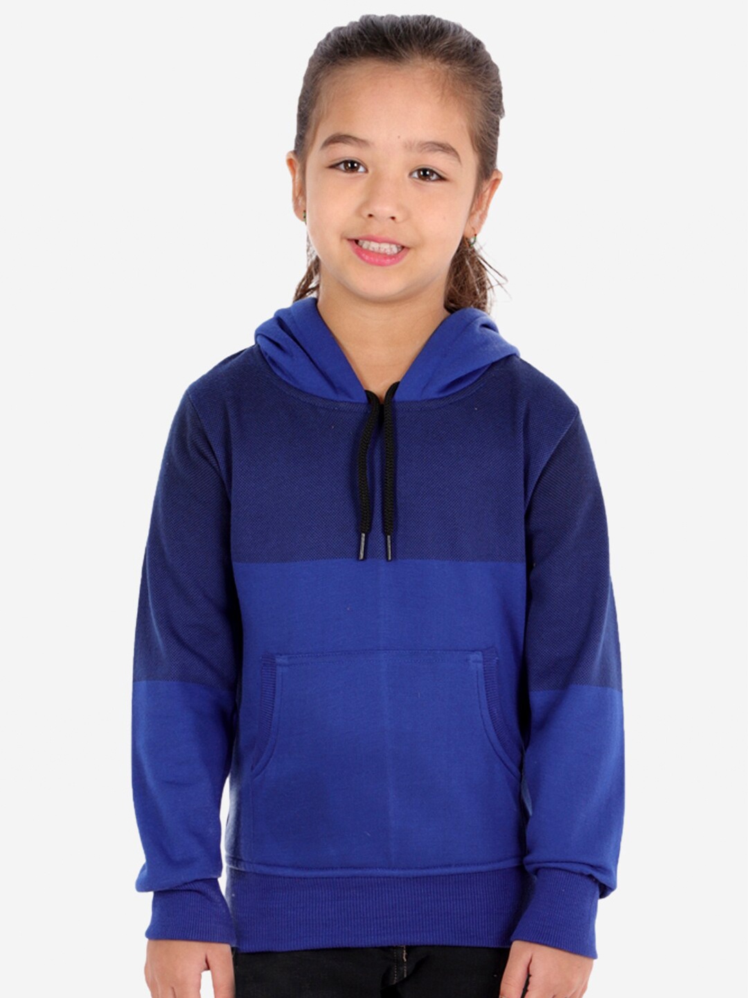 

ahhaaaa Girls Blue Hooded Sweatshirt