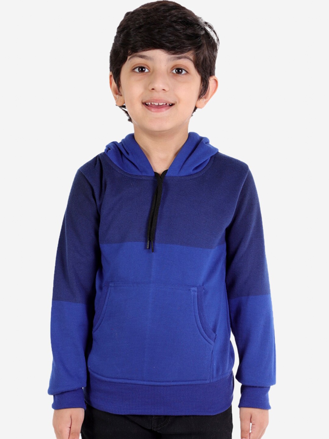 

ahhaaaa Boys Blue Hooded Sweatshirt