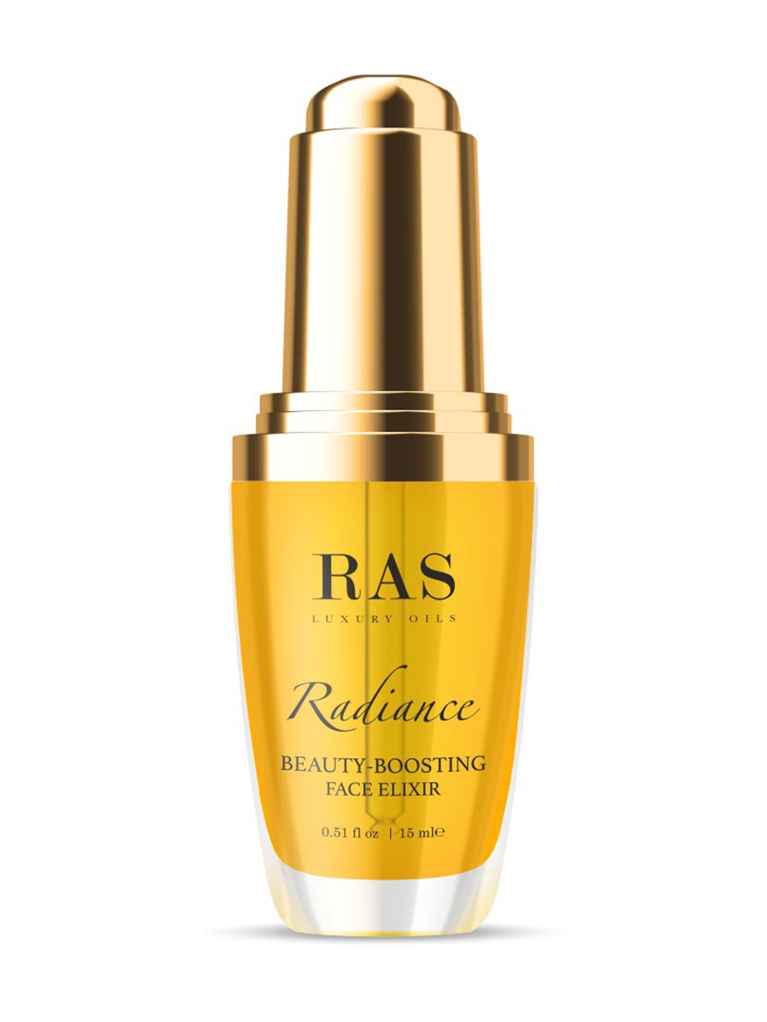 

RAS LUXURY OILS Radiance Beauty Boosting Day Face Elixir 6ml, Yellow