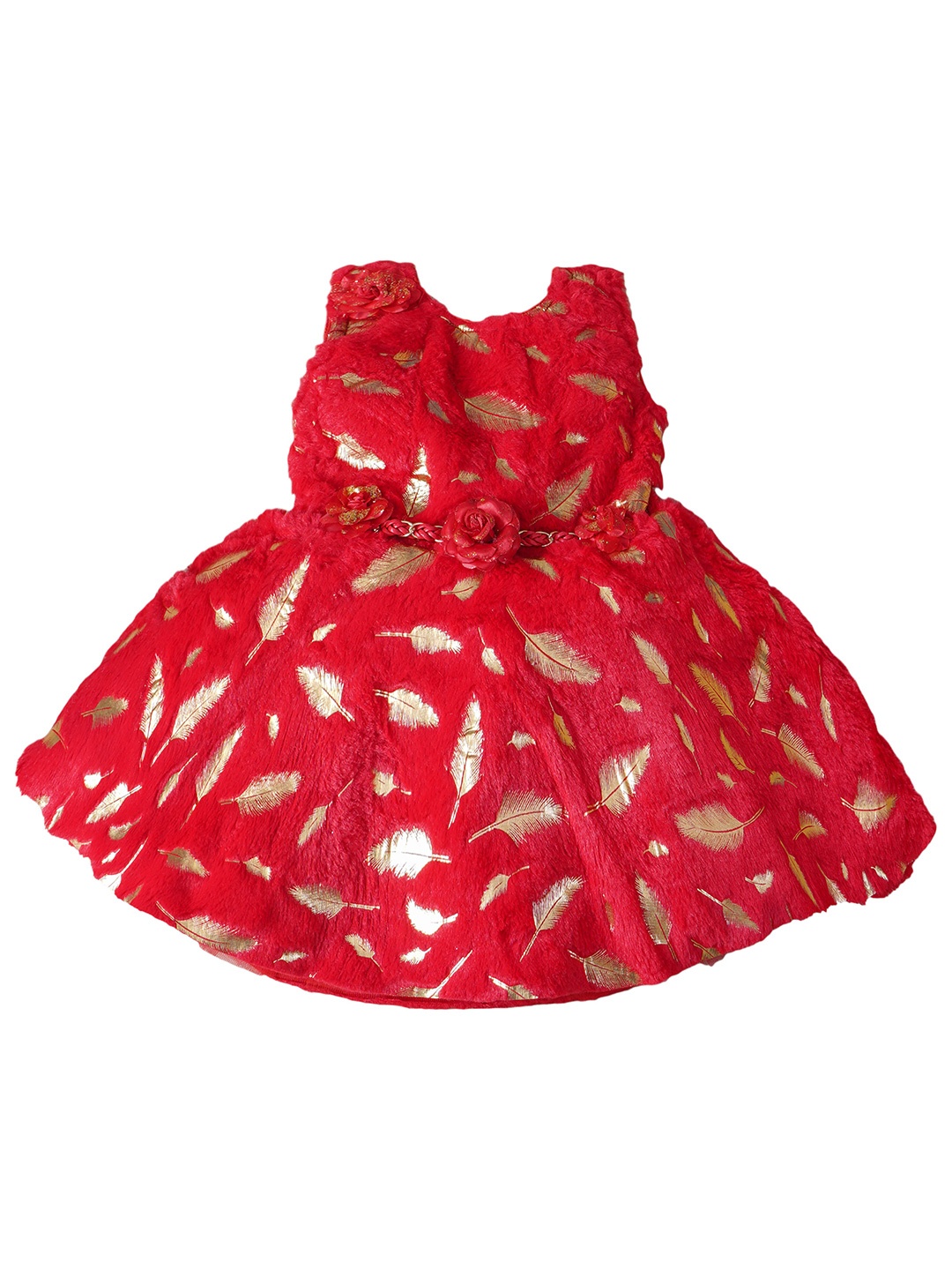 

Enfance Red Ethnic Motifs Dress