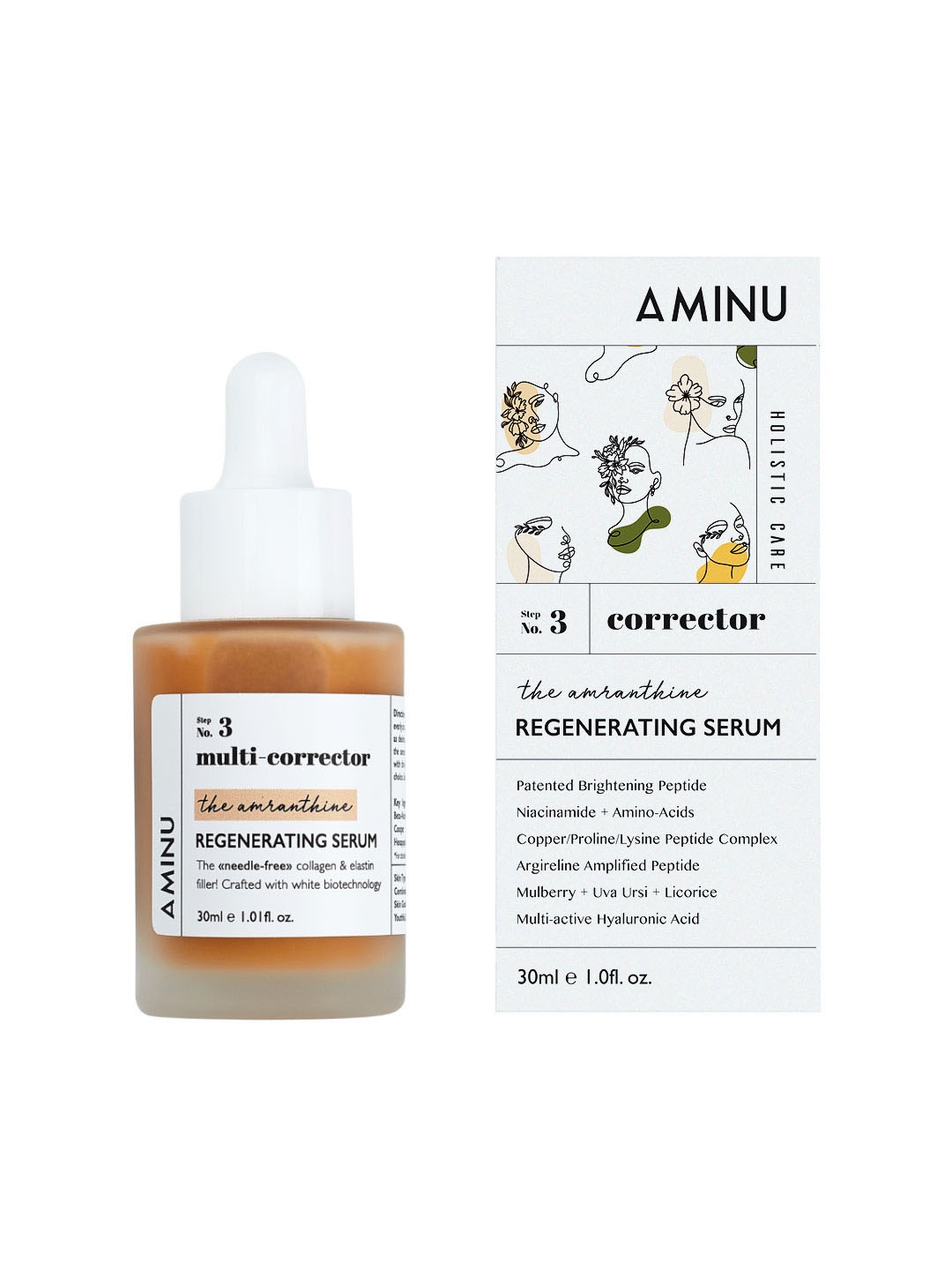

AMINU Wrinkle & Lifting Regenerating Serum, Orange