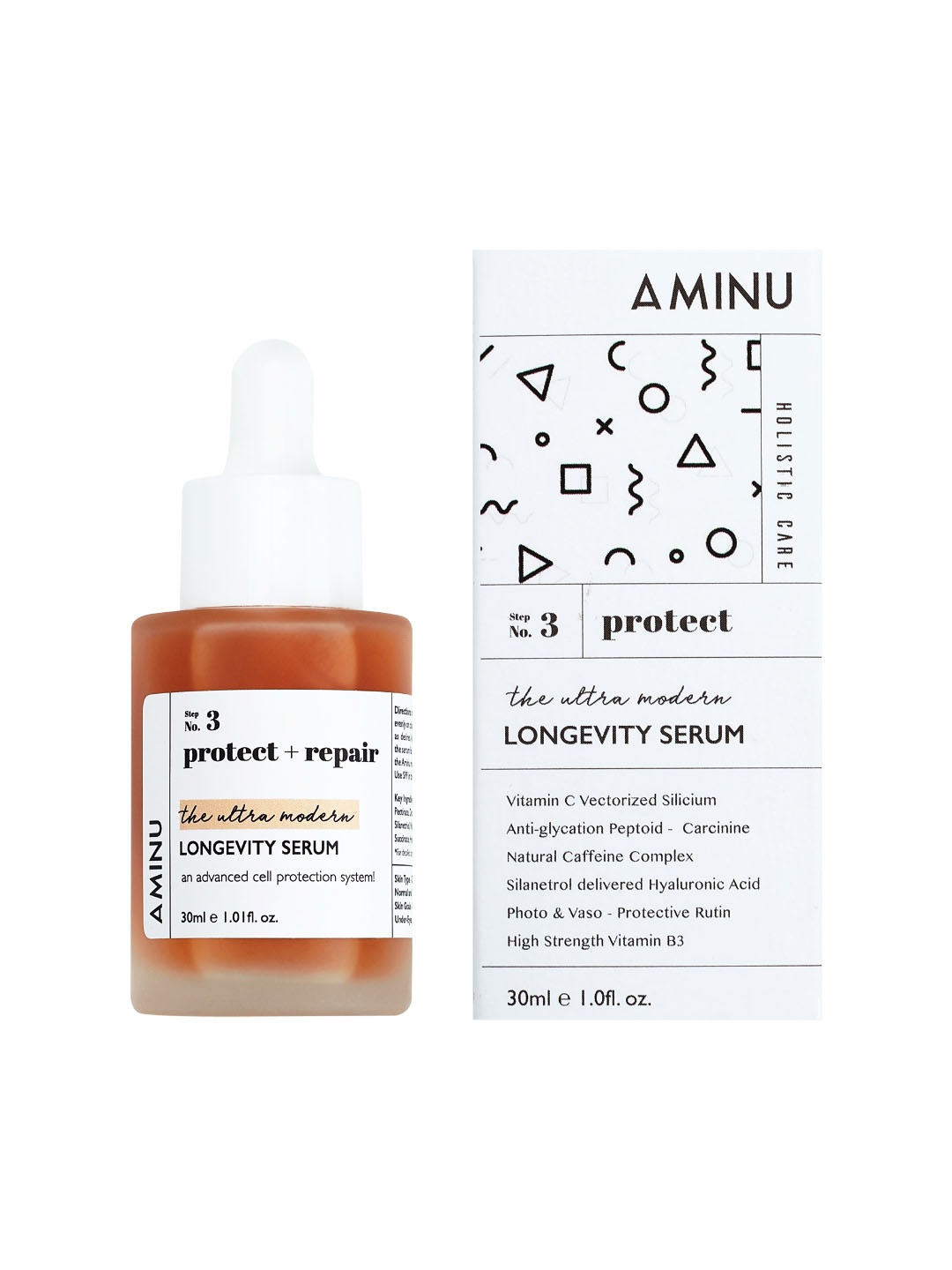 

AMINU The Ultra Modern Longevity Serum, Orange