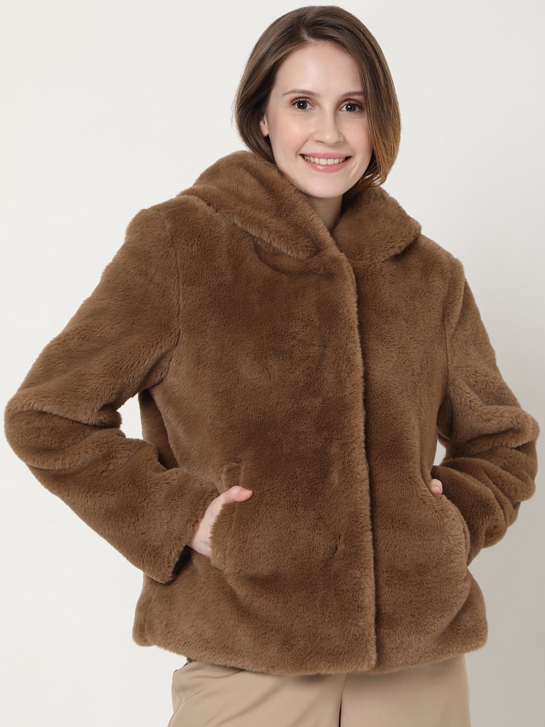 

Vero Moda Women Brown Longline Tailored Jacket