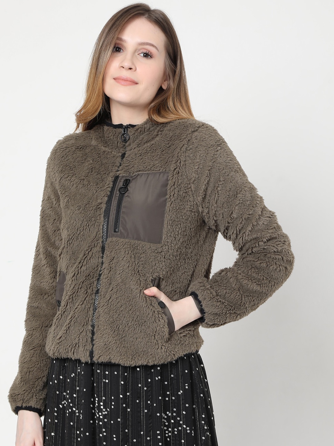 

Vero Moda Woman Grey Bomber Jacket