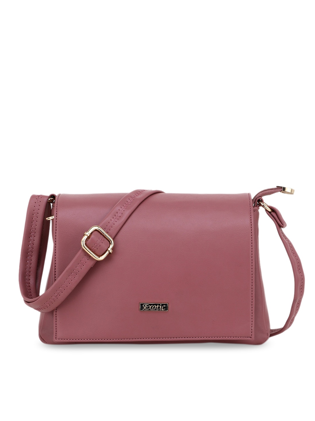 

Exotic Mauve Structured Sling Bag