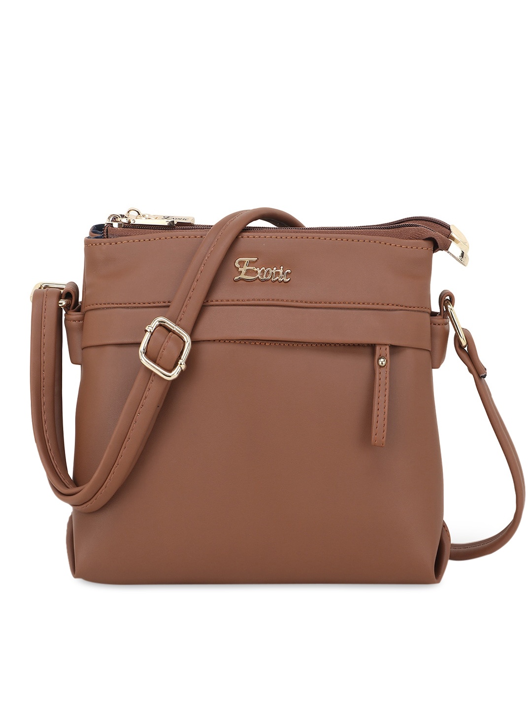 

Exotic Brown Bucket Sling Bag
