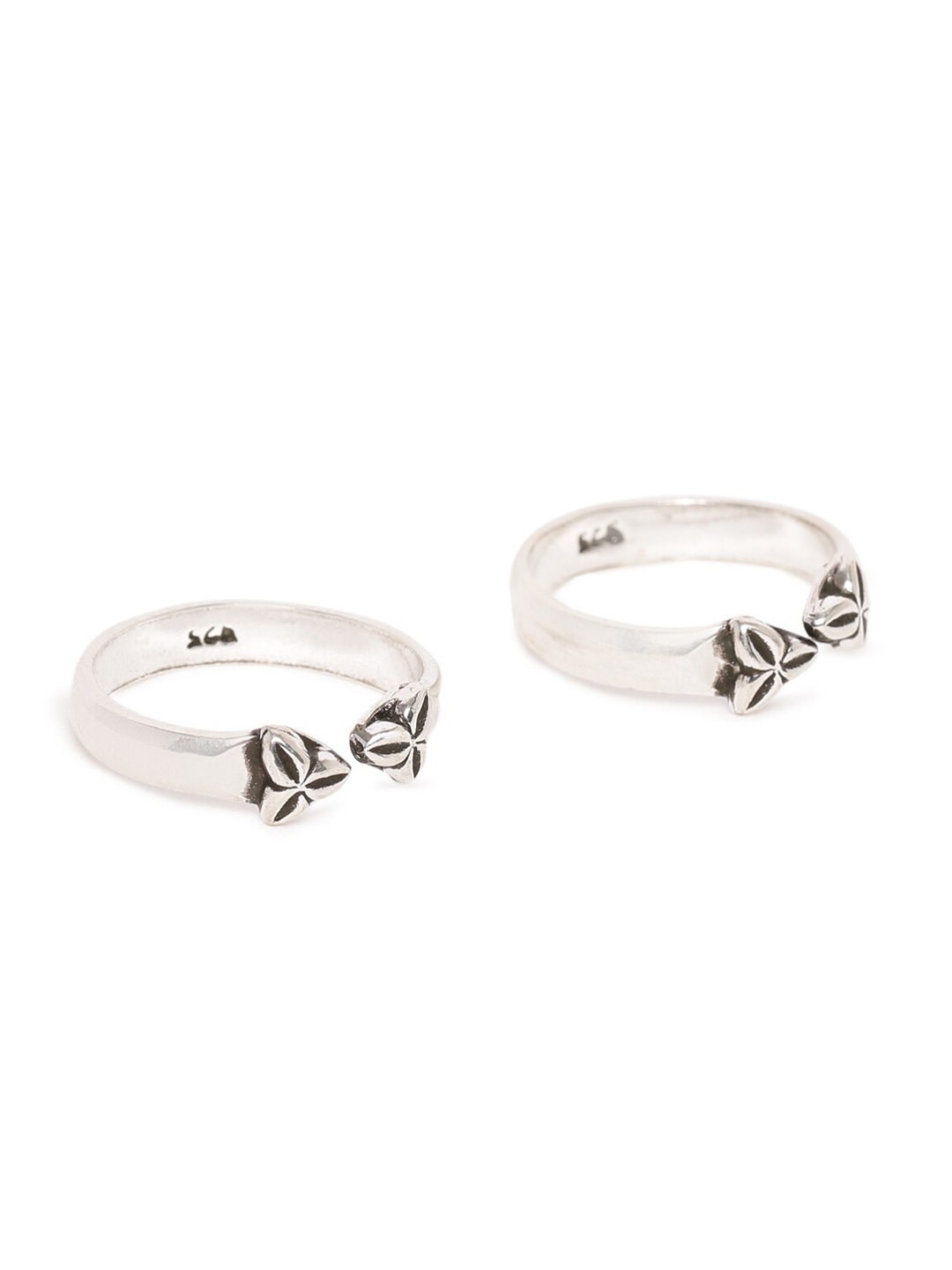

TRISHONA Set Of 2 Sterling Silver Adjustable Toe rings