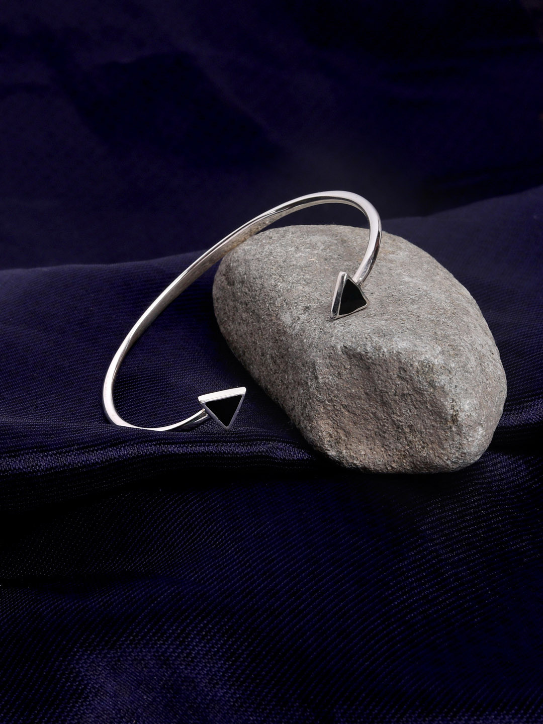 

TRISHONA Women 925 Sterling Silver Adjustable Arrow Bangle