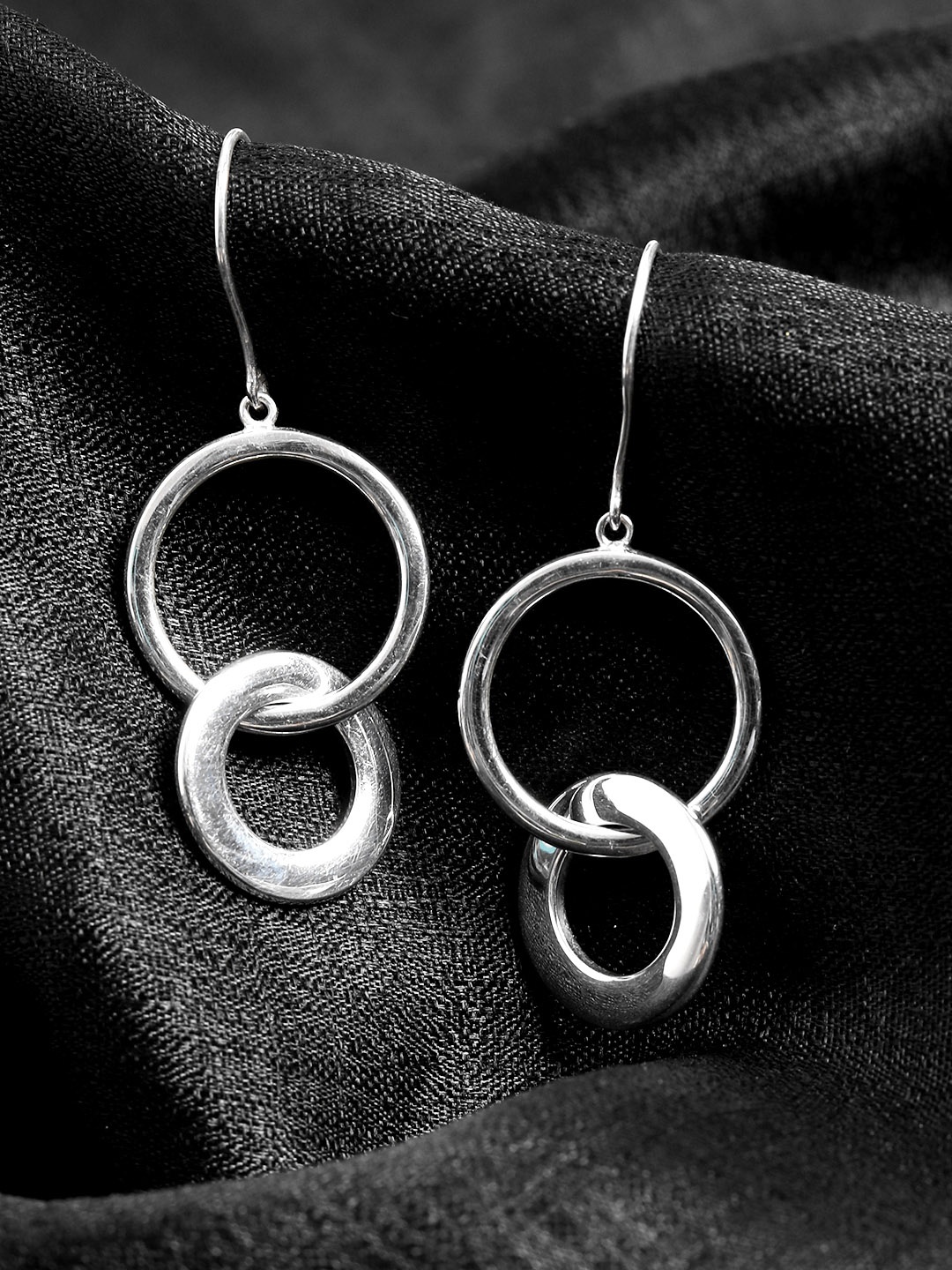 

TRISHONA 925 Sterling Silver Contemporary Drop Earrings