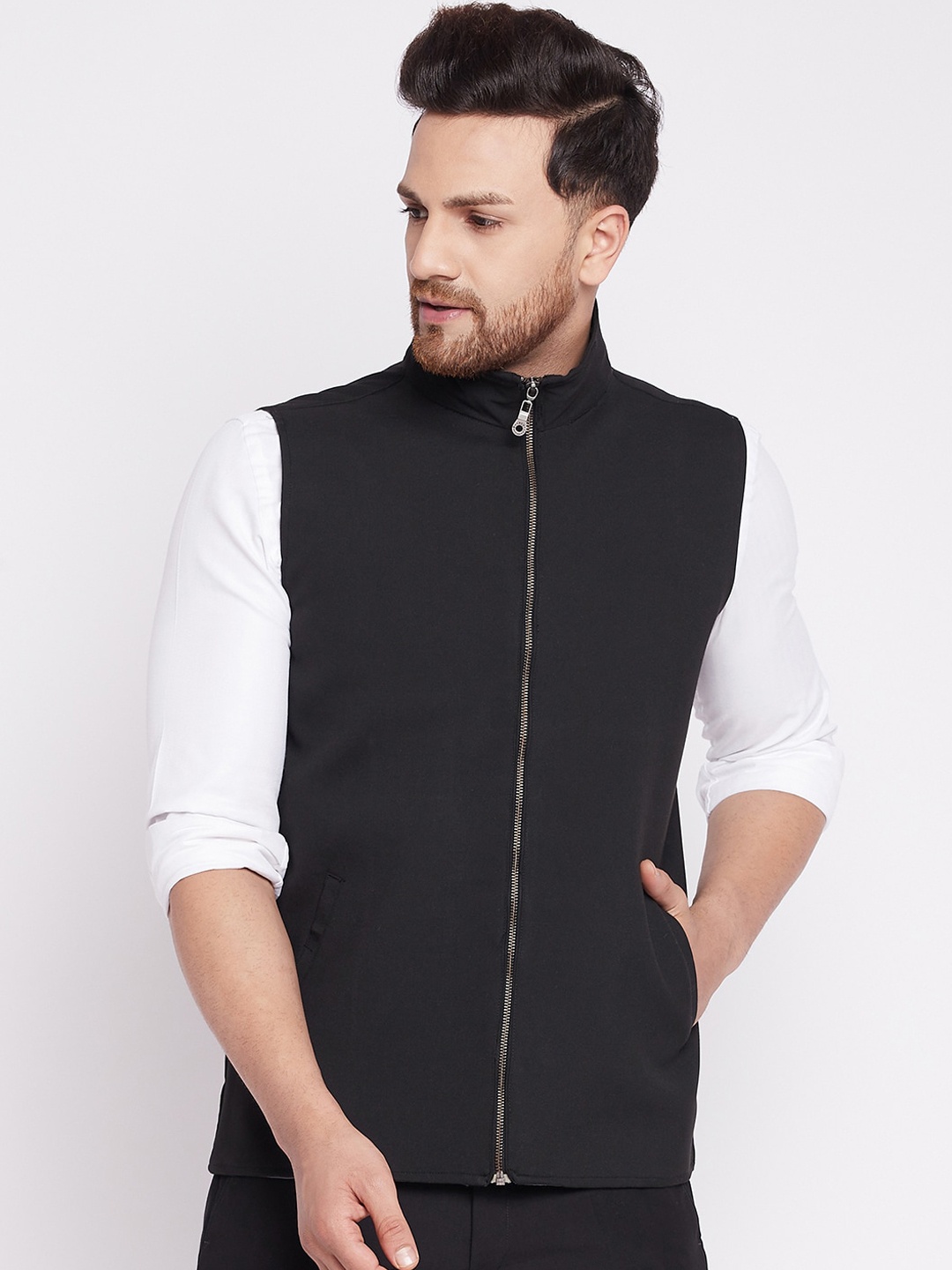 

even Men Black Tailored Jacket