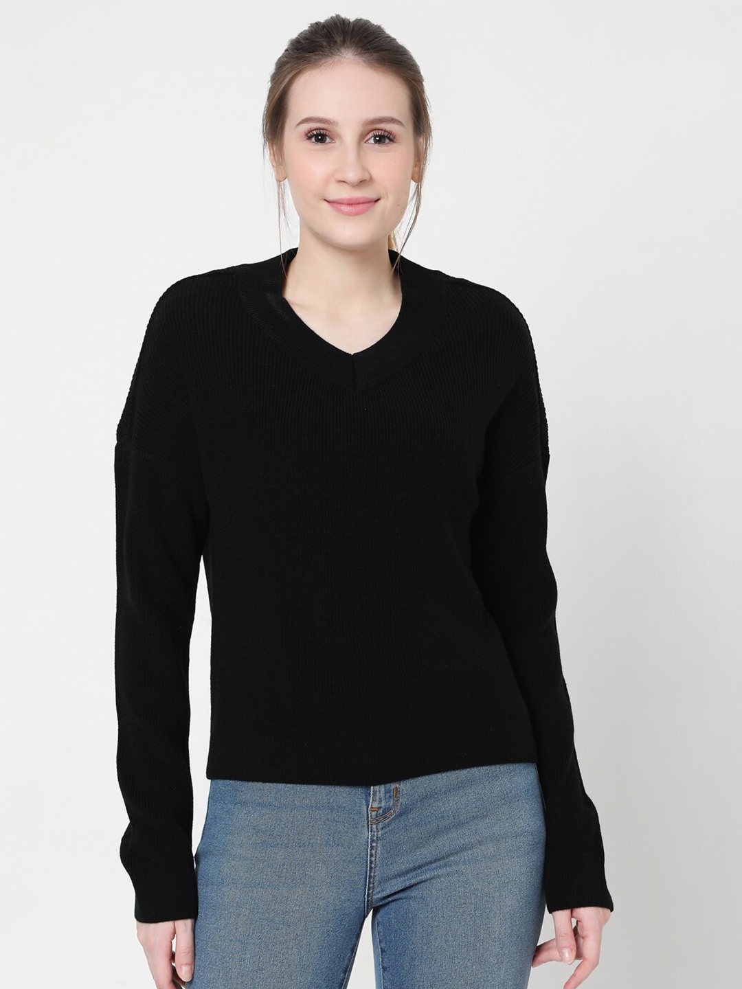 

Vero Moda Women Black Pullover