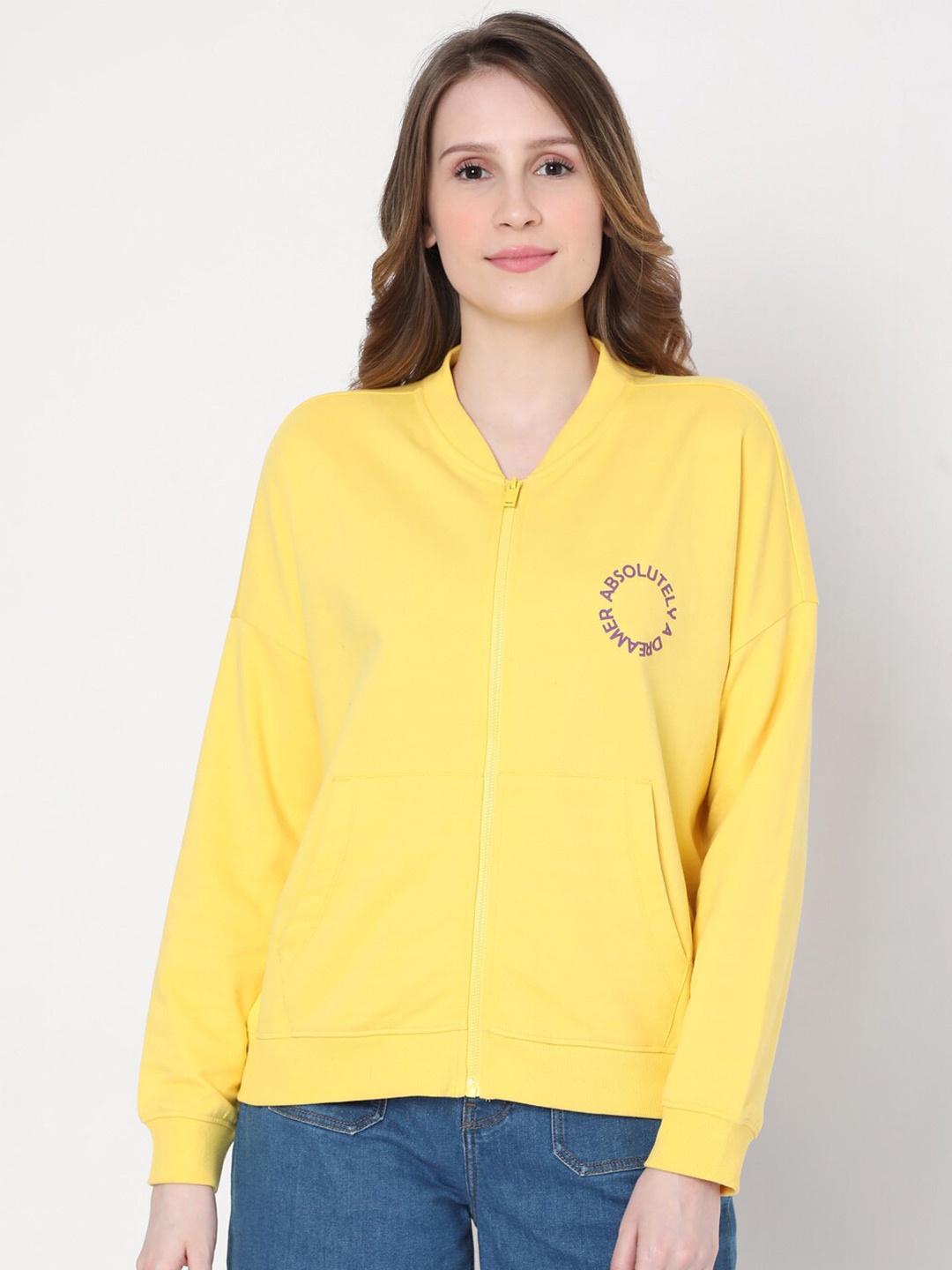 

Vero Moda Women Yellow Sweatshirt